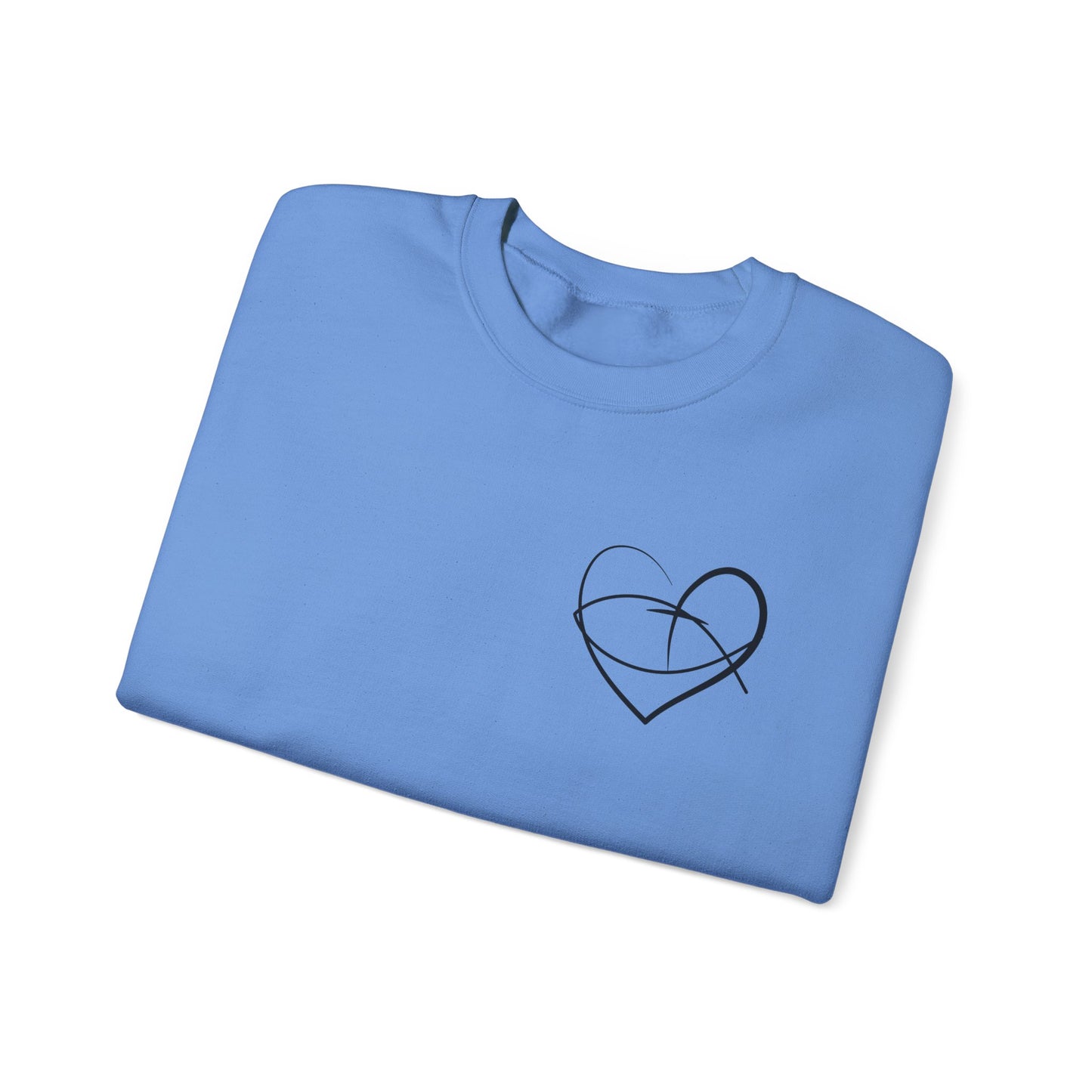 Faith & Hope Graphic Crewneck Sweatshirt | Unisex Heavy Blend | Inspirational Design