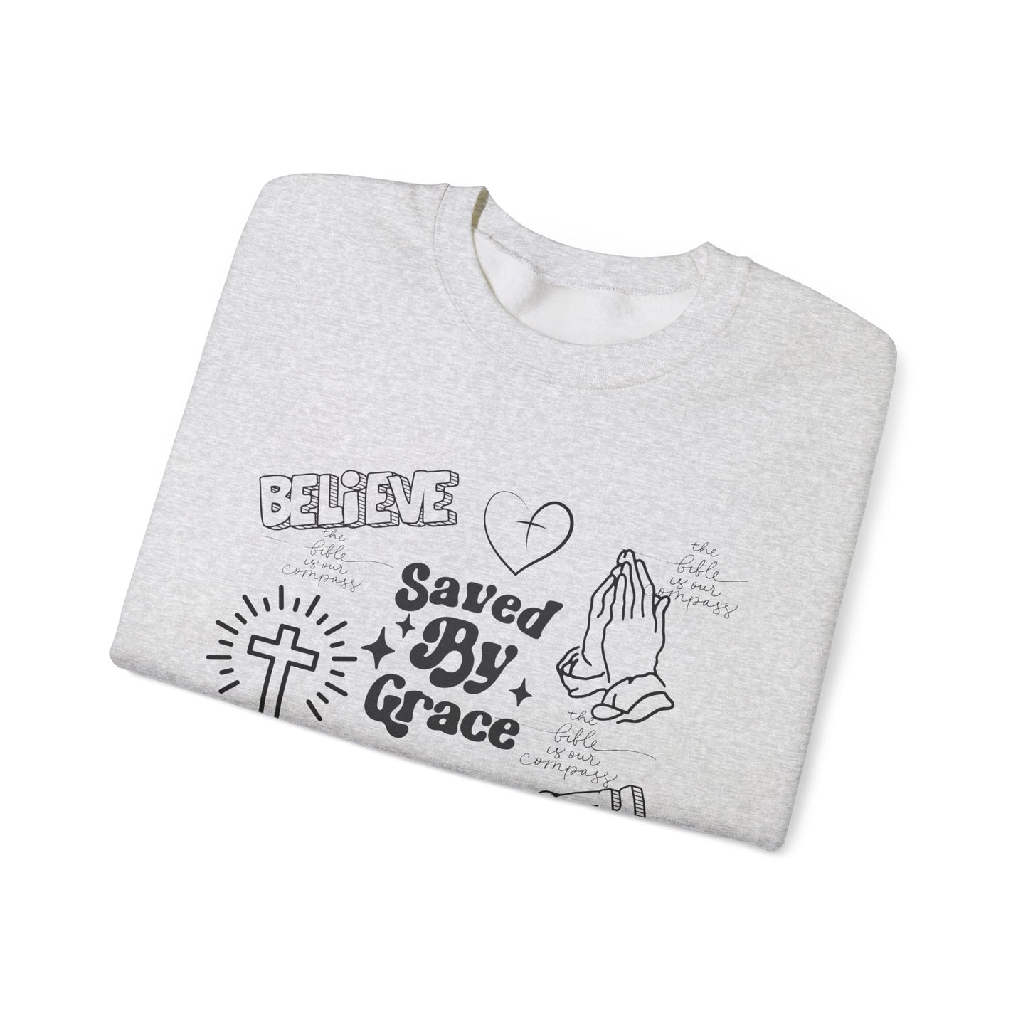 Faith & Grace Crewneck Sweatshirt - Unisex Heavy Blend™ - Perfect for Everyday Inspiration