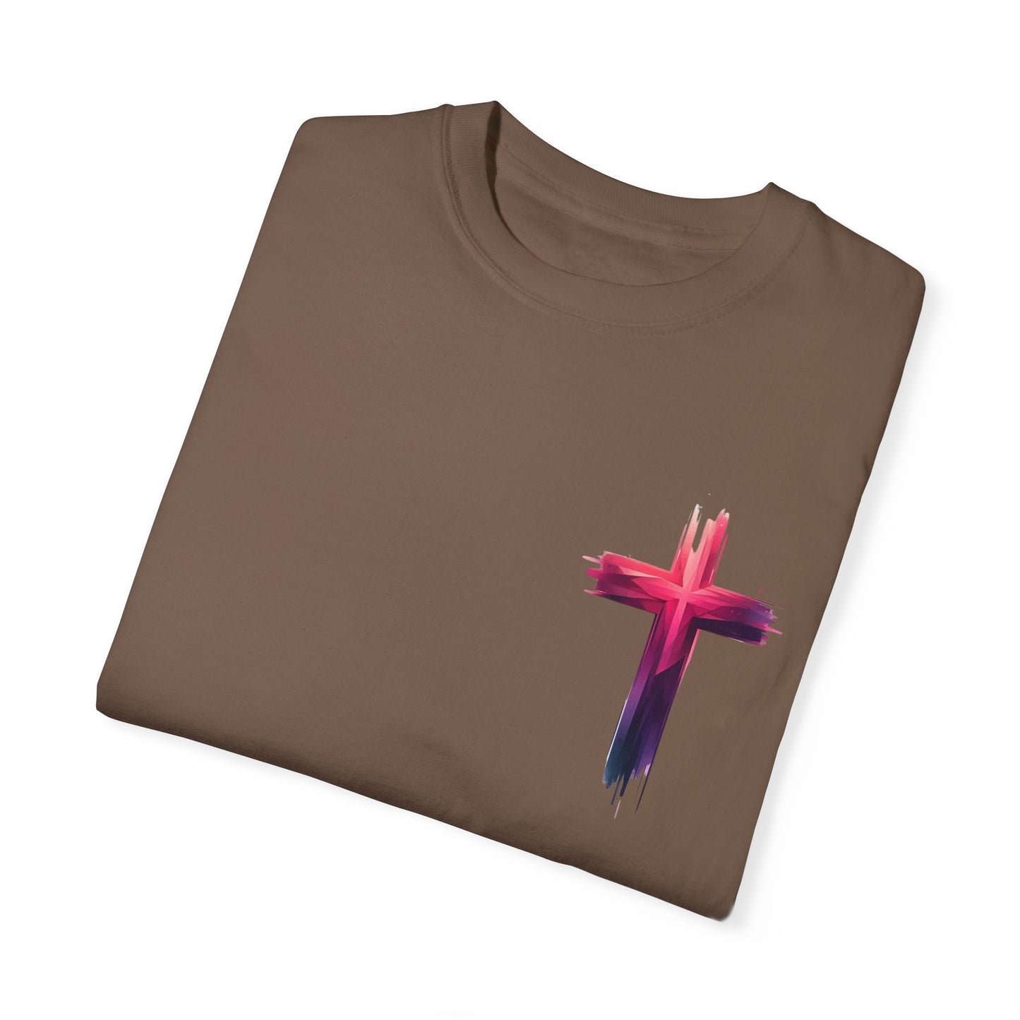 Vibrant Lion & Cross Unisex T-Shirt - Faith-Inspired Tees for Everyday Wear