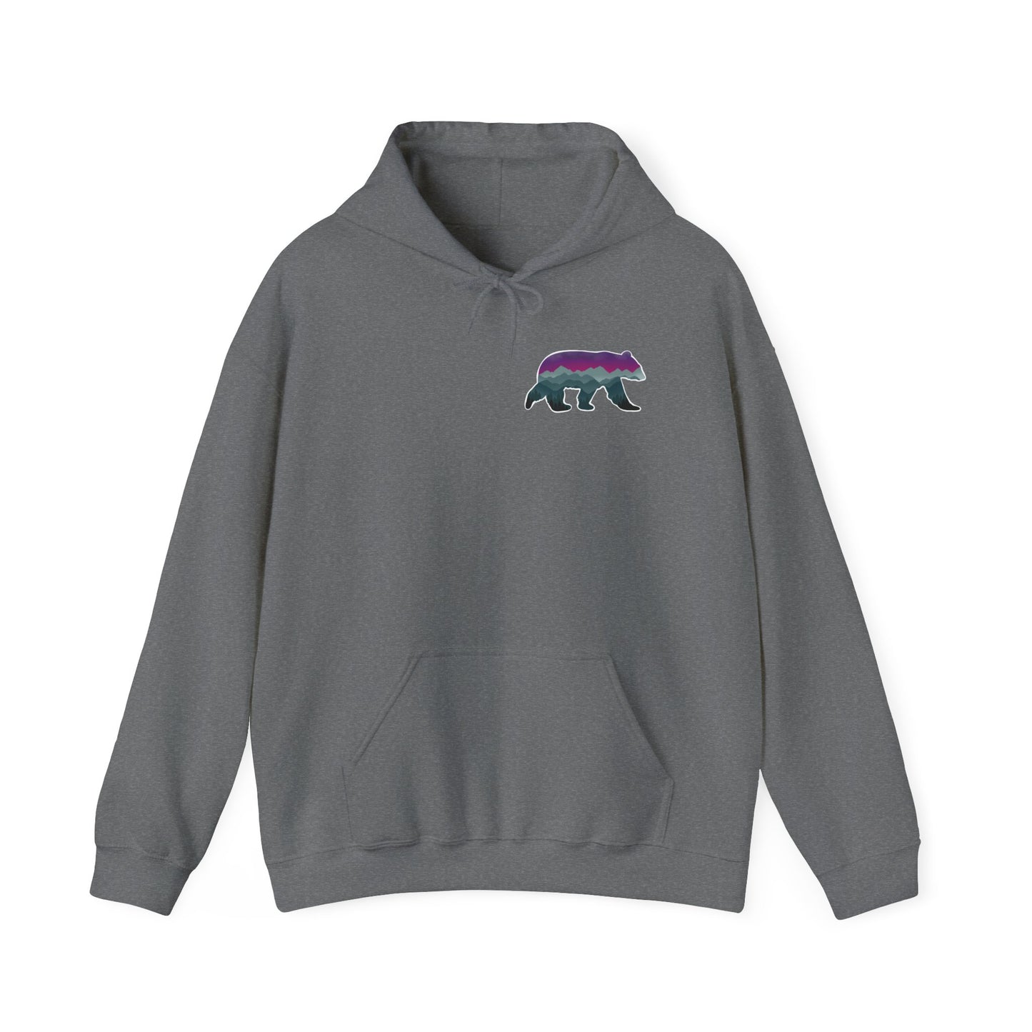 Cozy Bear Graphic Hoodie - Unisex Heavy Blend™ Sweatshirt
