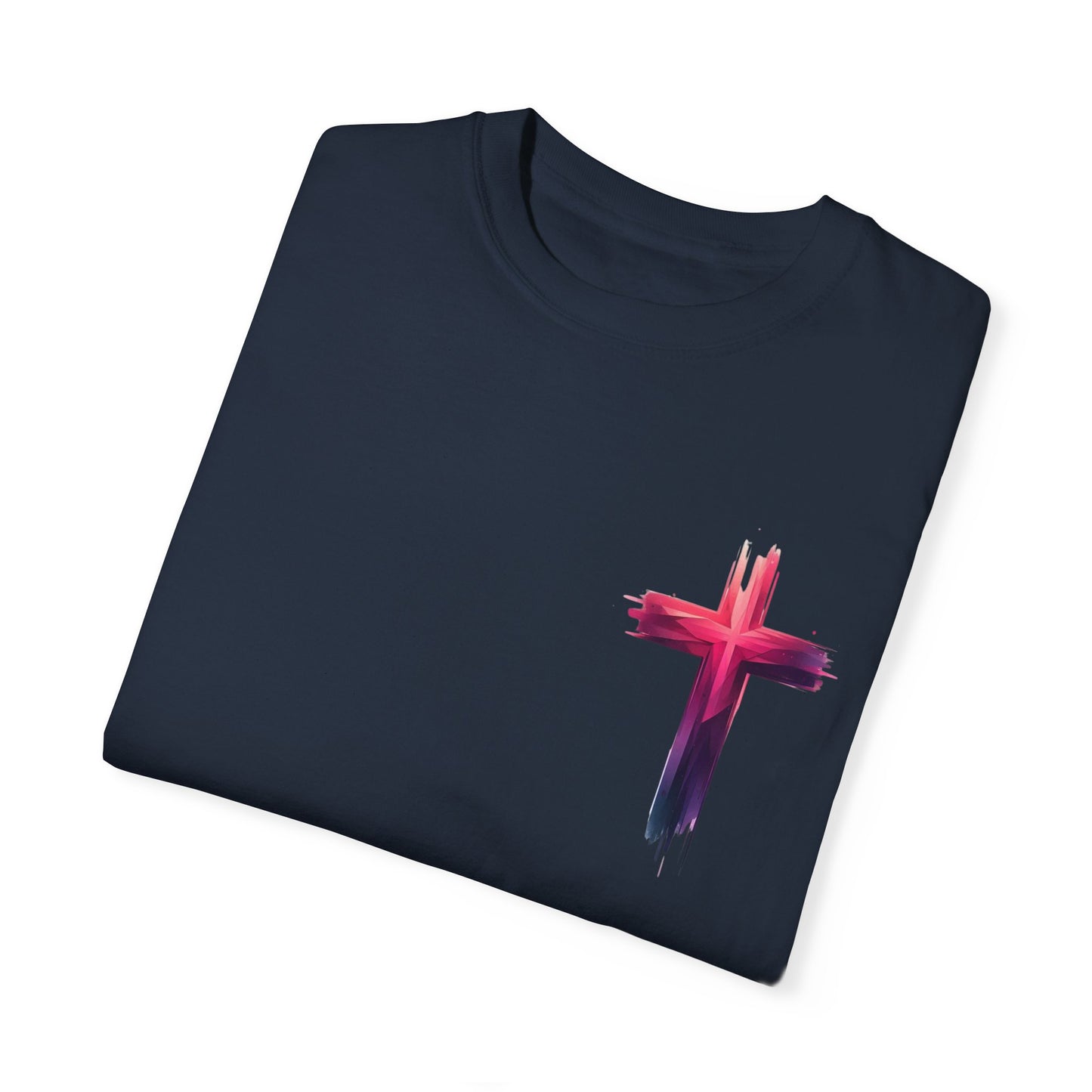 Vibrant Lion & Cross Unisex T-Shirt - Faith-Inspired Tees for Everyday Wear