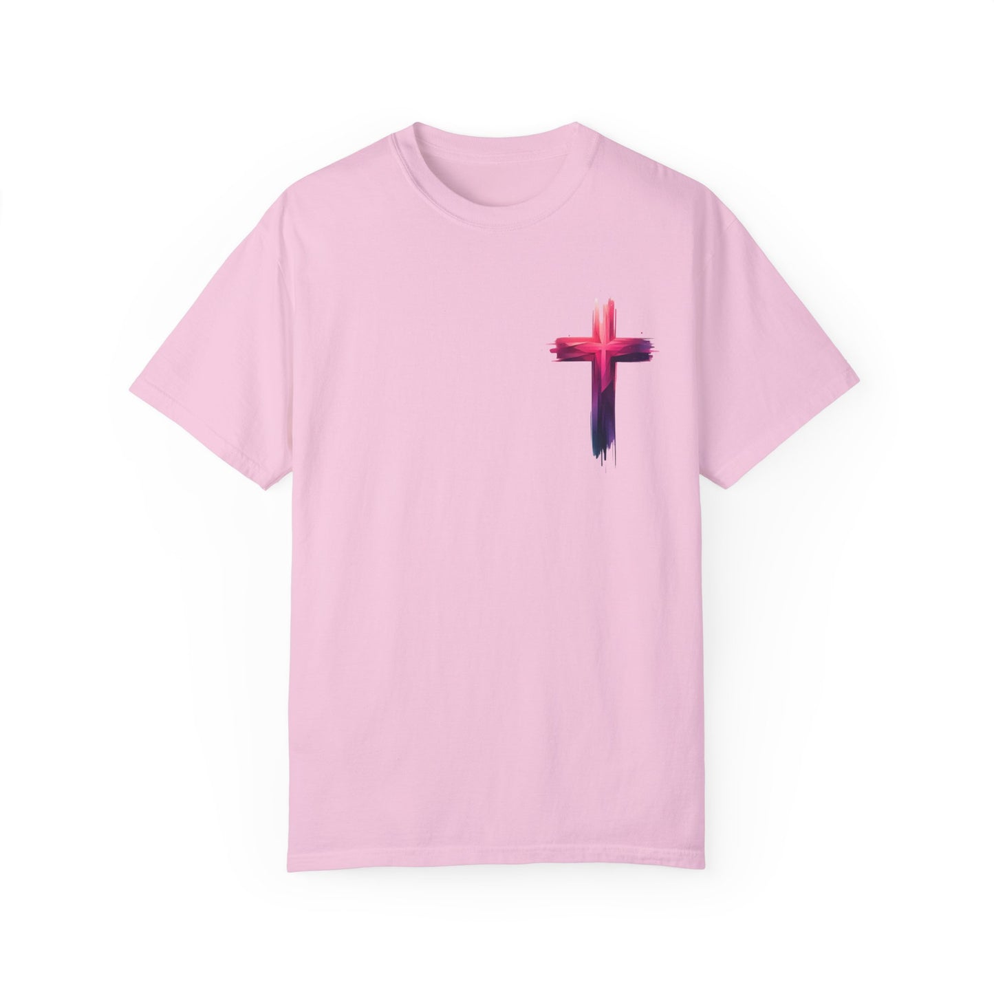 Vibrant Lion & Cross Unisex T-Shirt - Faith-Inspired Tees for Everyday Wear