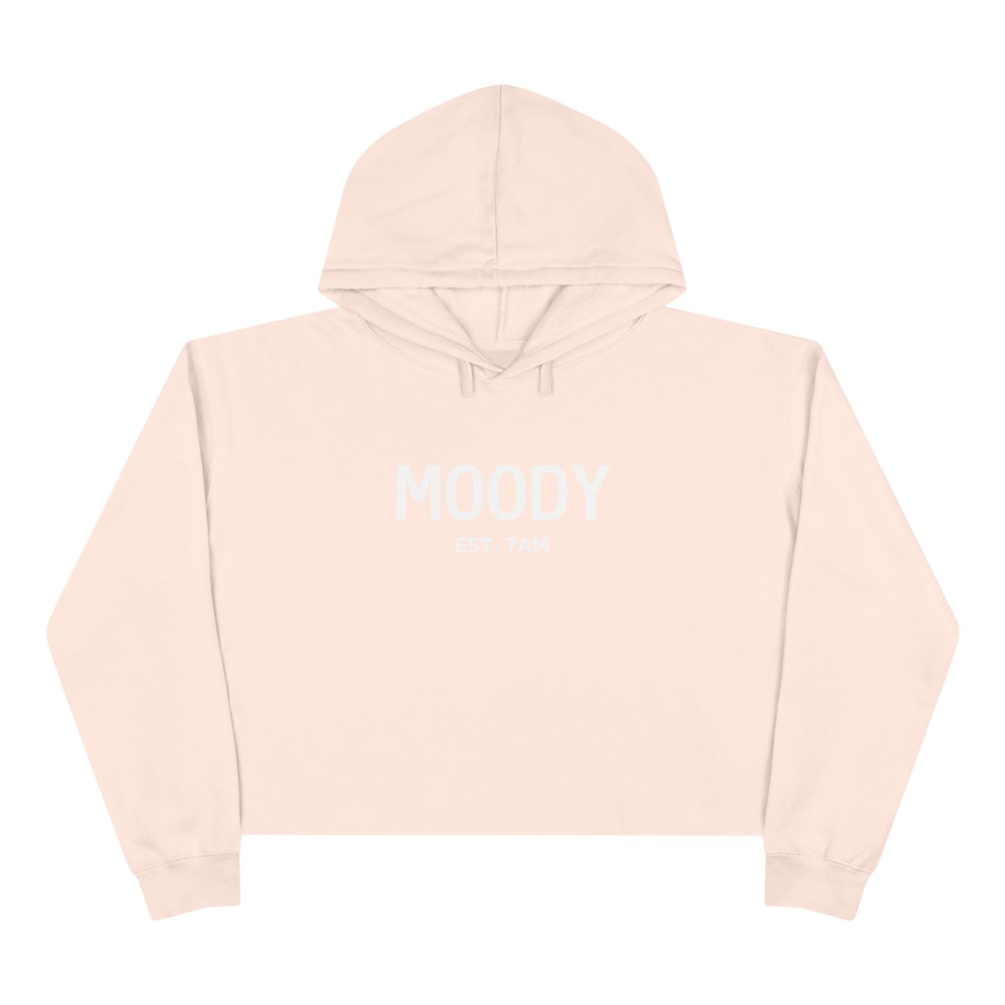 Moody Crop Hoodie - Stylish and Comfy Casual Wear for Every Mood