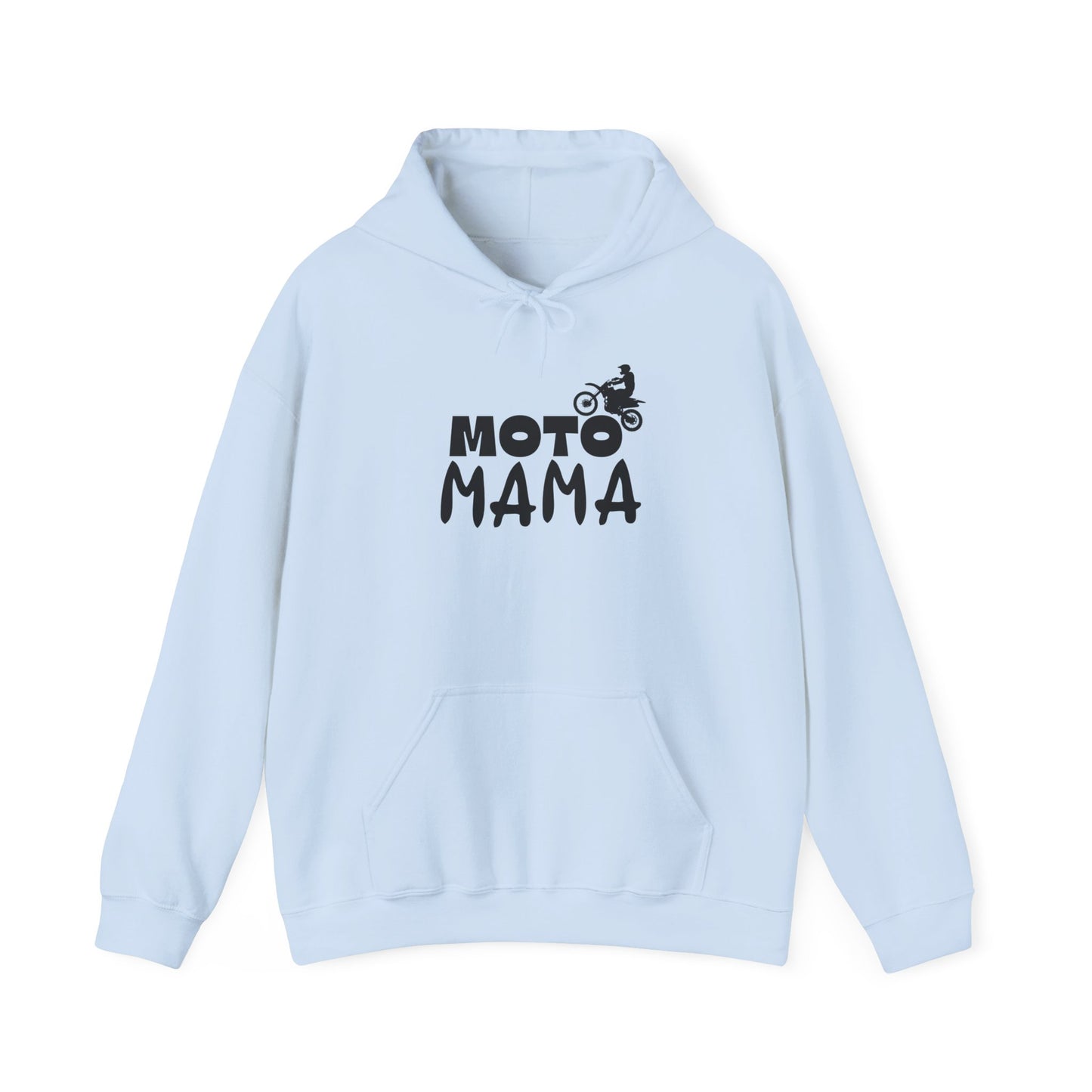 Moto Mama Hoodie | Unisex Heavy Blend Sweatshirt | Perfect for Motorcycle Enthusiasts