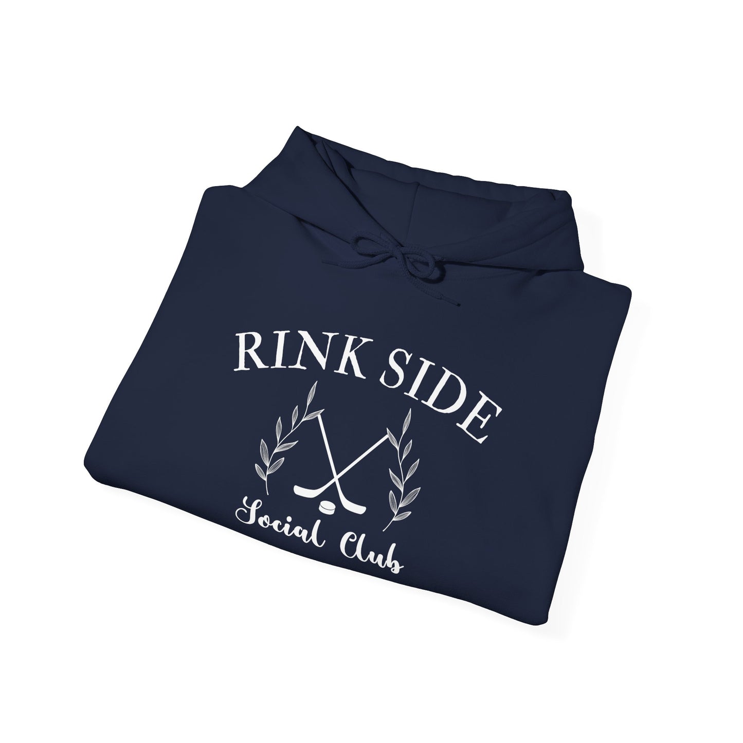 Rink Side Social Club Hoodie - Stylish Unisex Heavy Blend Sweatshirt for Hockey Lovers