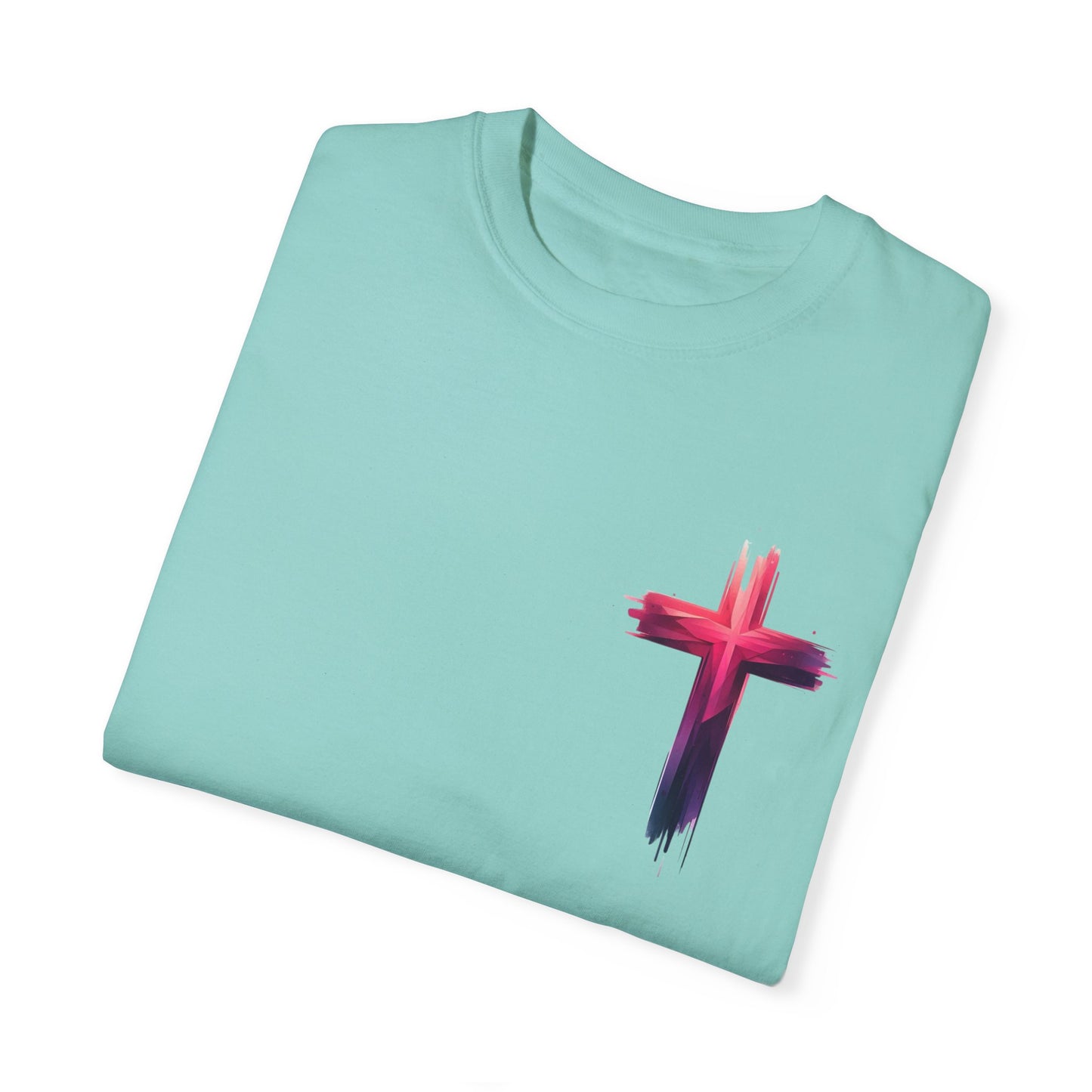 Vibrant Lion & Cross Unisex T-Shirt - Faith-Inspired Tees for Everyday Wear