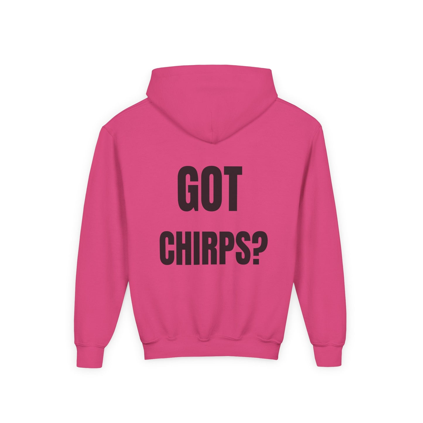 Youth Hockey Hooded Sweatshirt - "Got Chirps?" Fun and Comfy Casual Wear