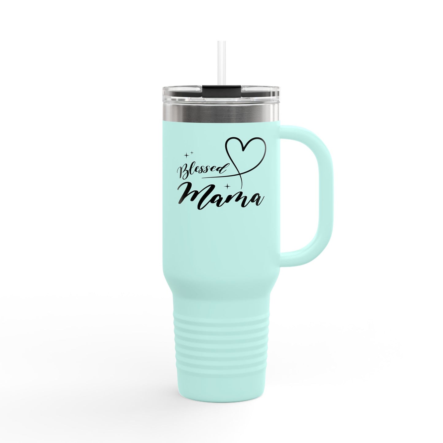 Blessed Mama Insulated Travel Mug - 40oz Multi-Use Drinkware
