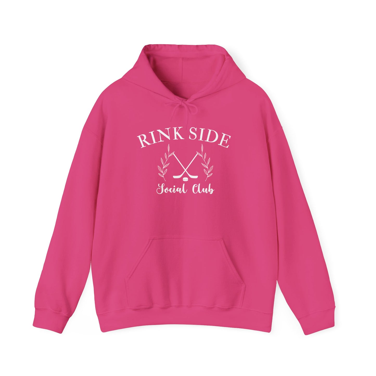 Rink Side Social Club Hoodie - Stylish Unisex Heavy Blend Sweatshirt for Hockey Lovers