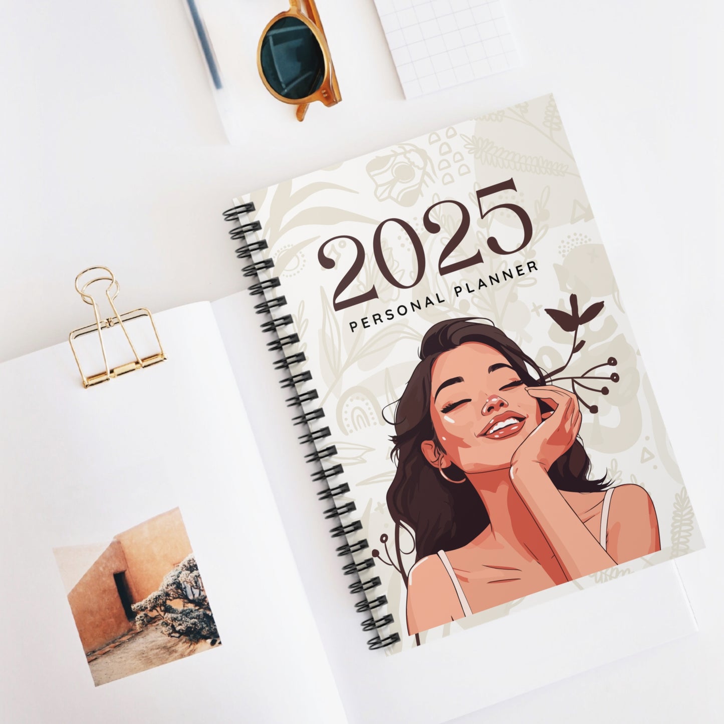 2025 Personal Planner - Inspirational Spiral Notebook for Goal Setting and Organization