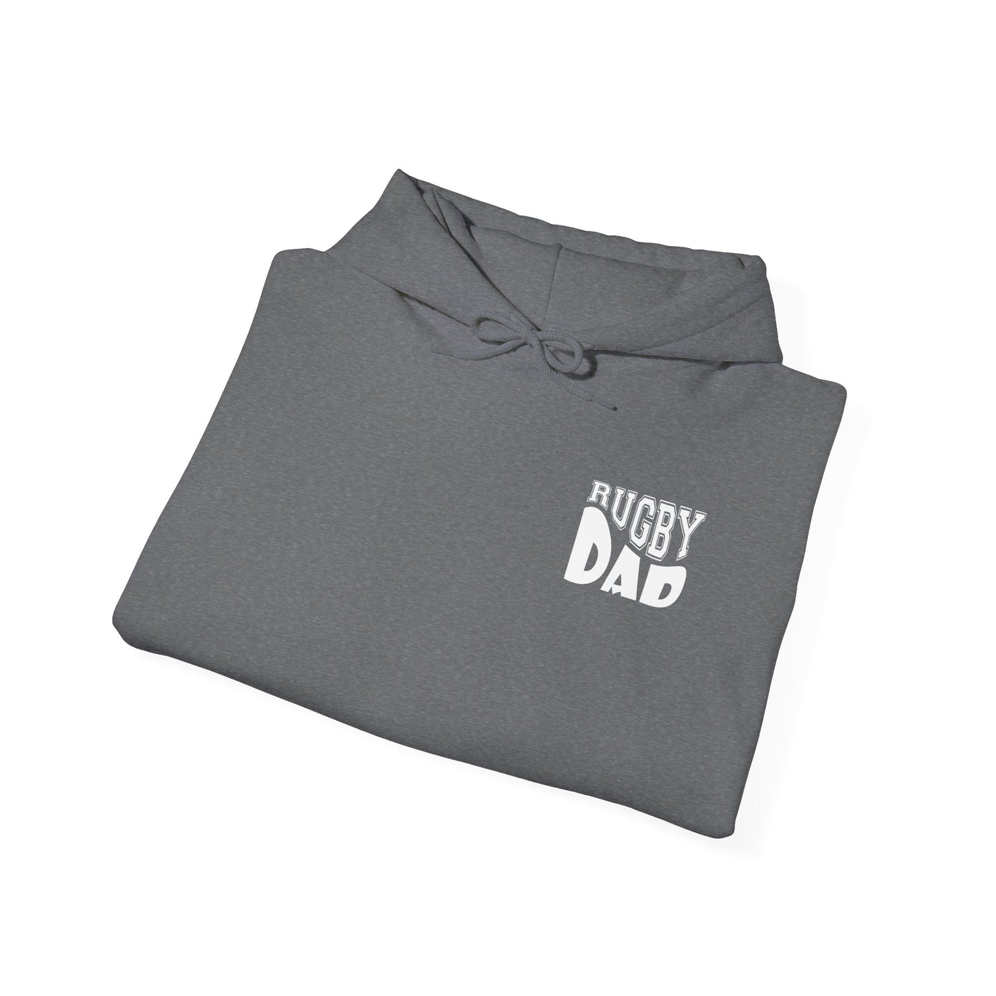 *** CUSTOM *** Rugby America Dad Hoodie - Unisex Heavy Blend Sweatshirt with American Flag Design