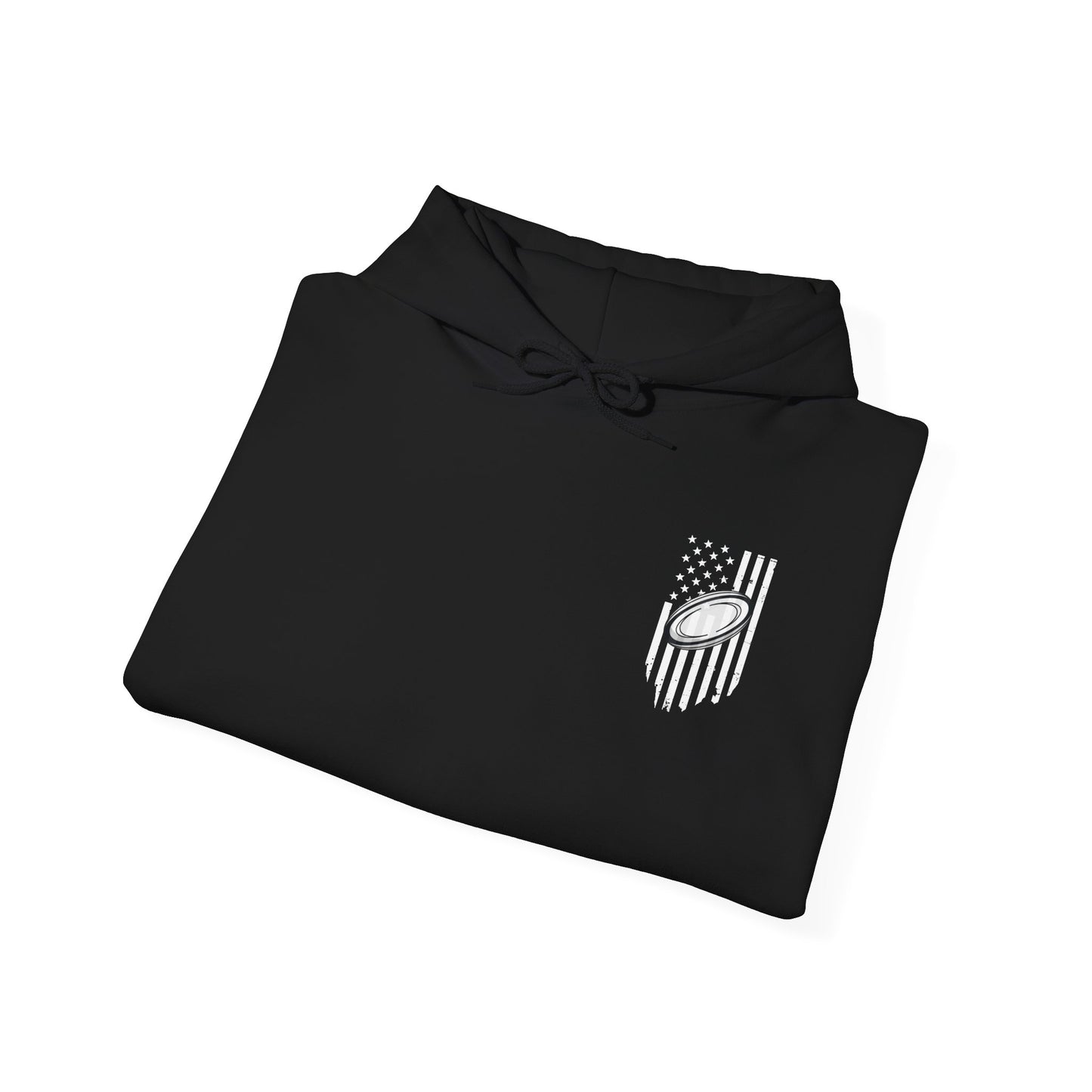 Rugby Dad Heavy Blend Hoodie - American Flag Design