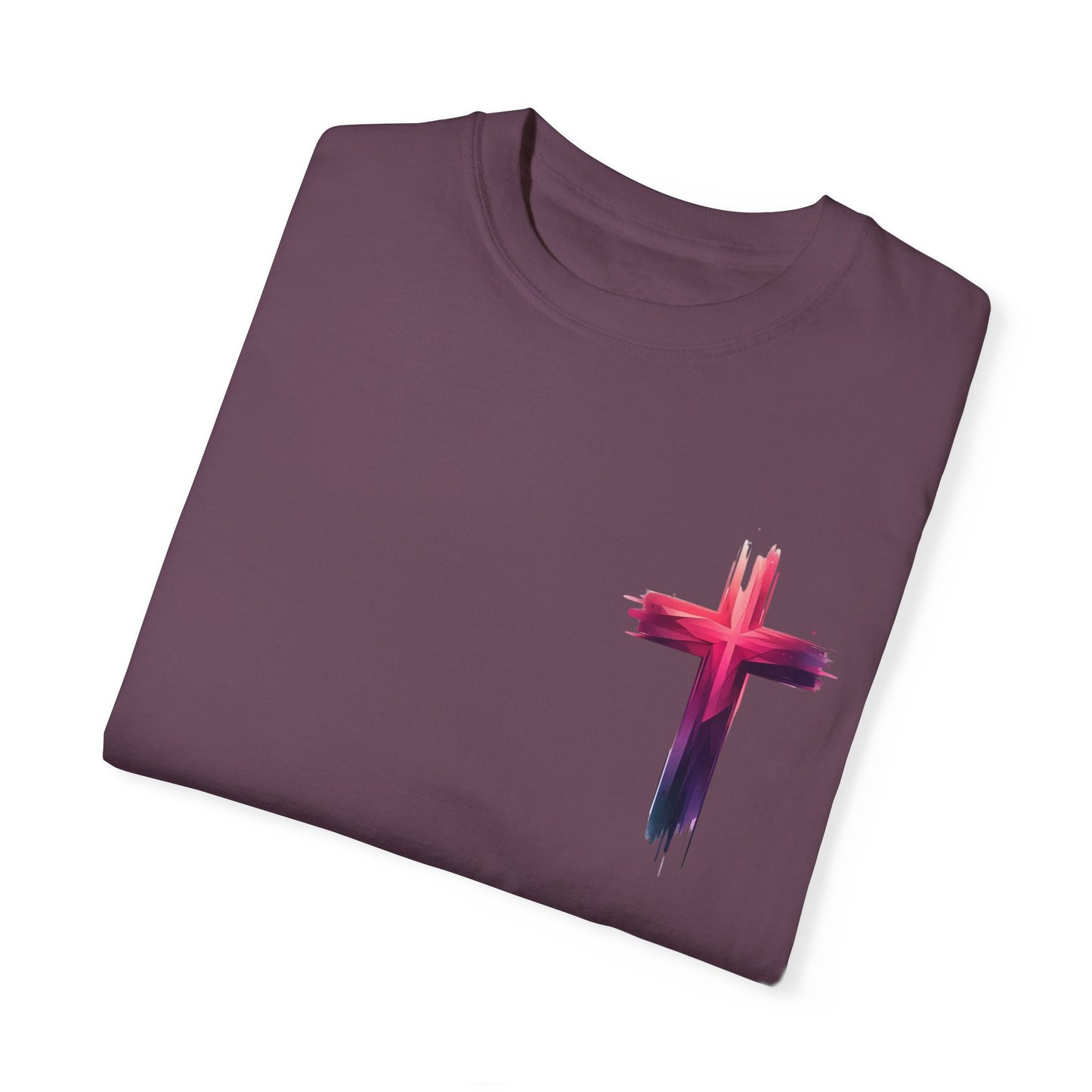 Vibrant Lion & Cross Unisex T-Shirt - Faith-Inspired Tees for Everyday Wear