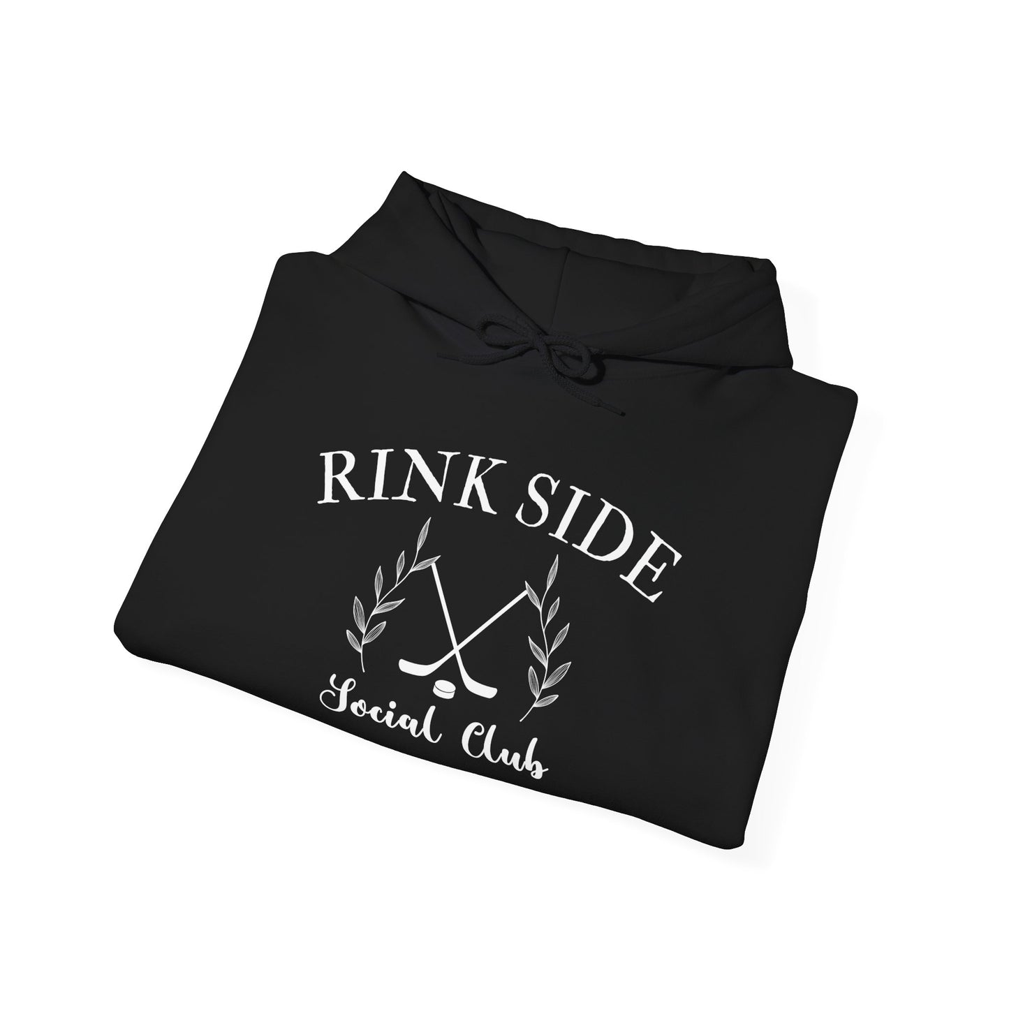 Rink Side Social Club Hoodie - Stylish Unisex Heavy Blend Sweatshirt for Hockey Lovers