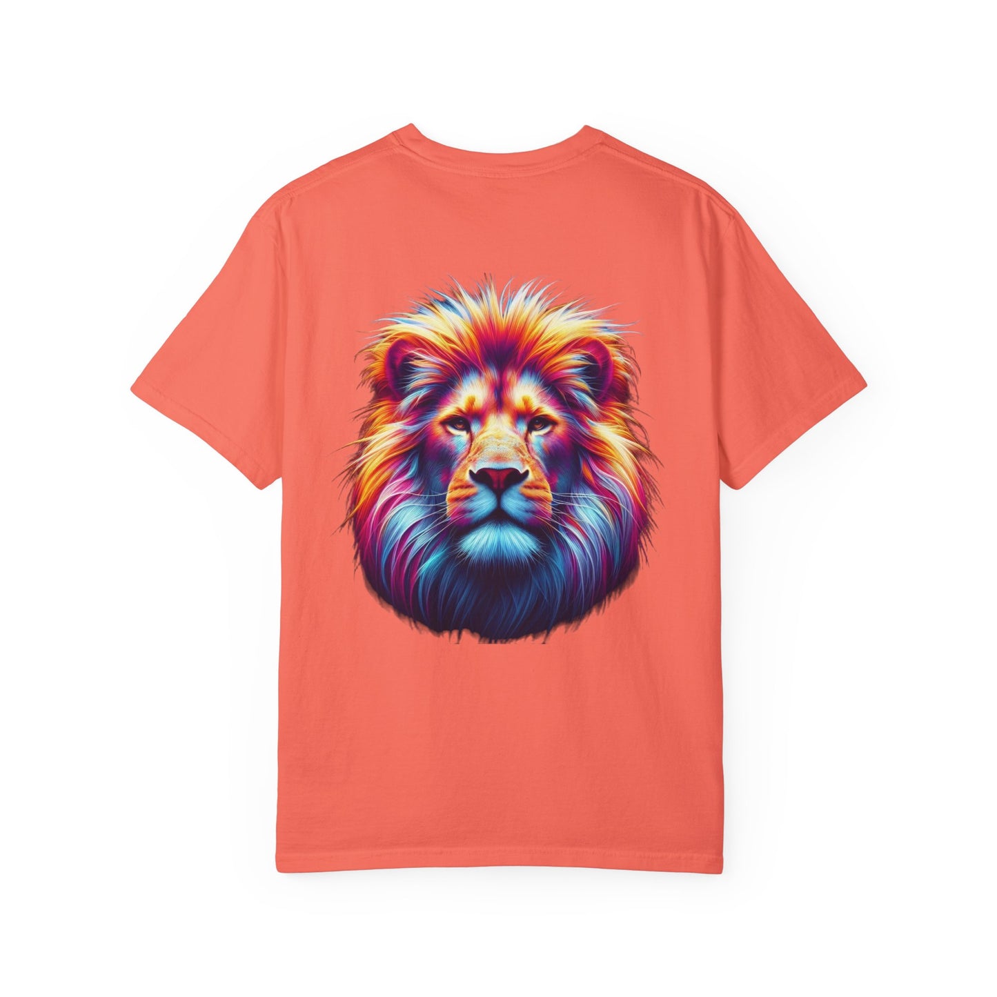 Vibrant Lion & Cross Unisex T-Shirt - Faith-Inspired Tees for Everyday Wear