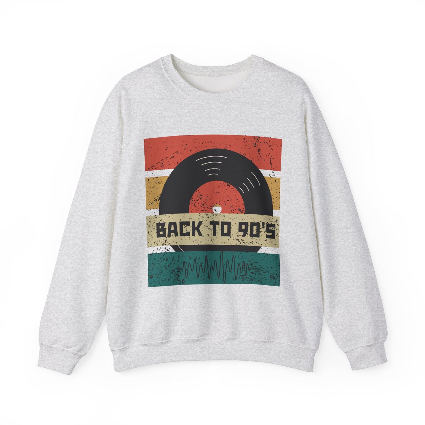 Back to 90's Unisex Heavy Blend™ Crewneck Sweatshirt - Retro Music Vibe