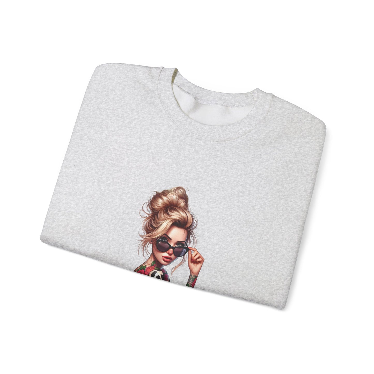 Be Careful, I Match Vibes Sweatshirt - Unisex Heavy Blend Crewneck for Fashion Lovers