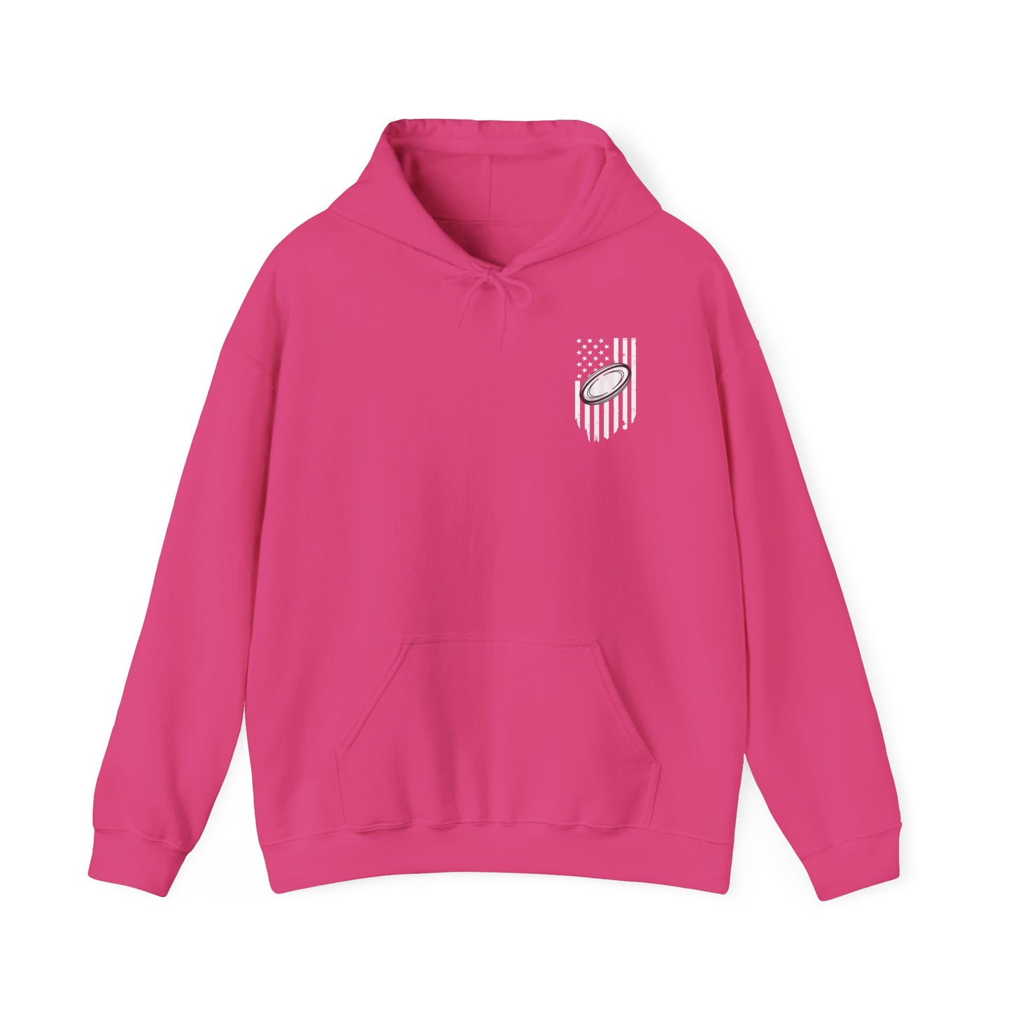 Rugby Mom Hoodie – Unisex Heavy Blend™ Sweatshirt with American Flag Design
