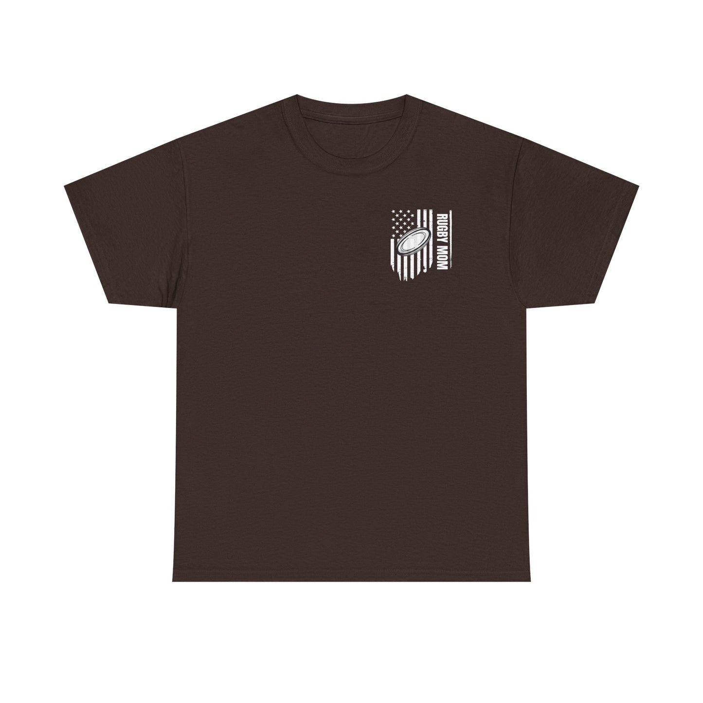 RUGBY mom America - Stylish Football Graphic Tee for Game Day Enthusiasts