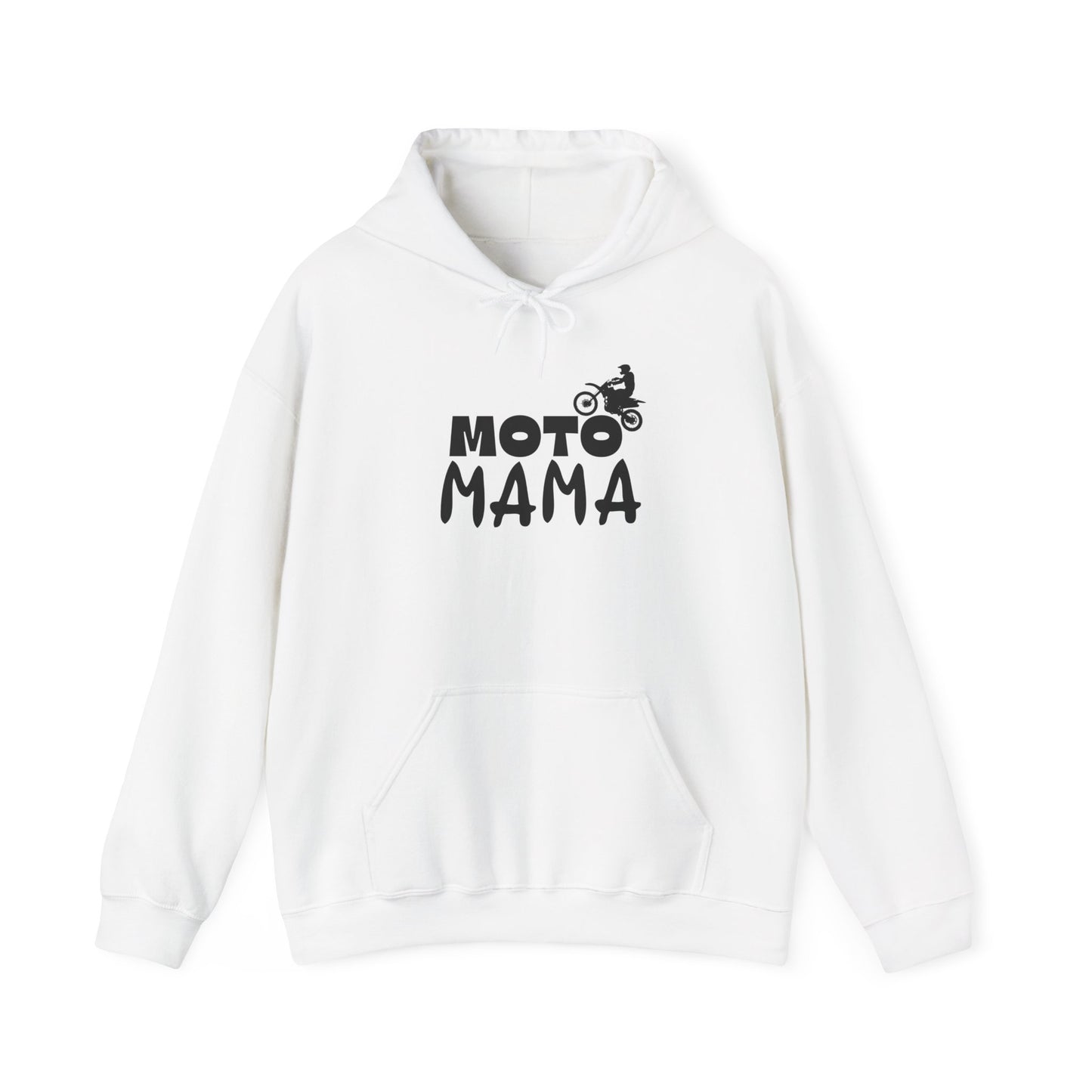 Moto Mama Hoodie | Unisex Heavy Blend Sweatshirt | Perfect for Motorcycle Enthusiasts