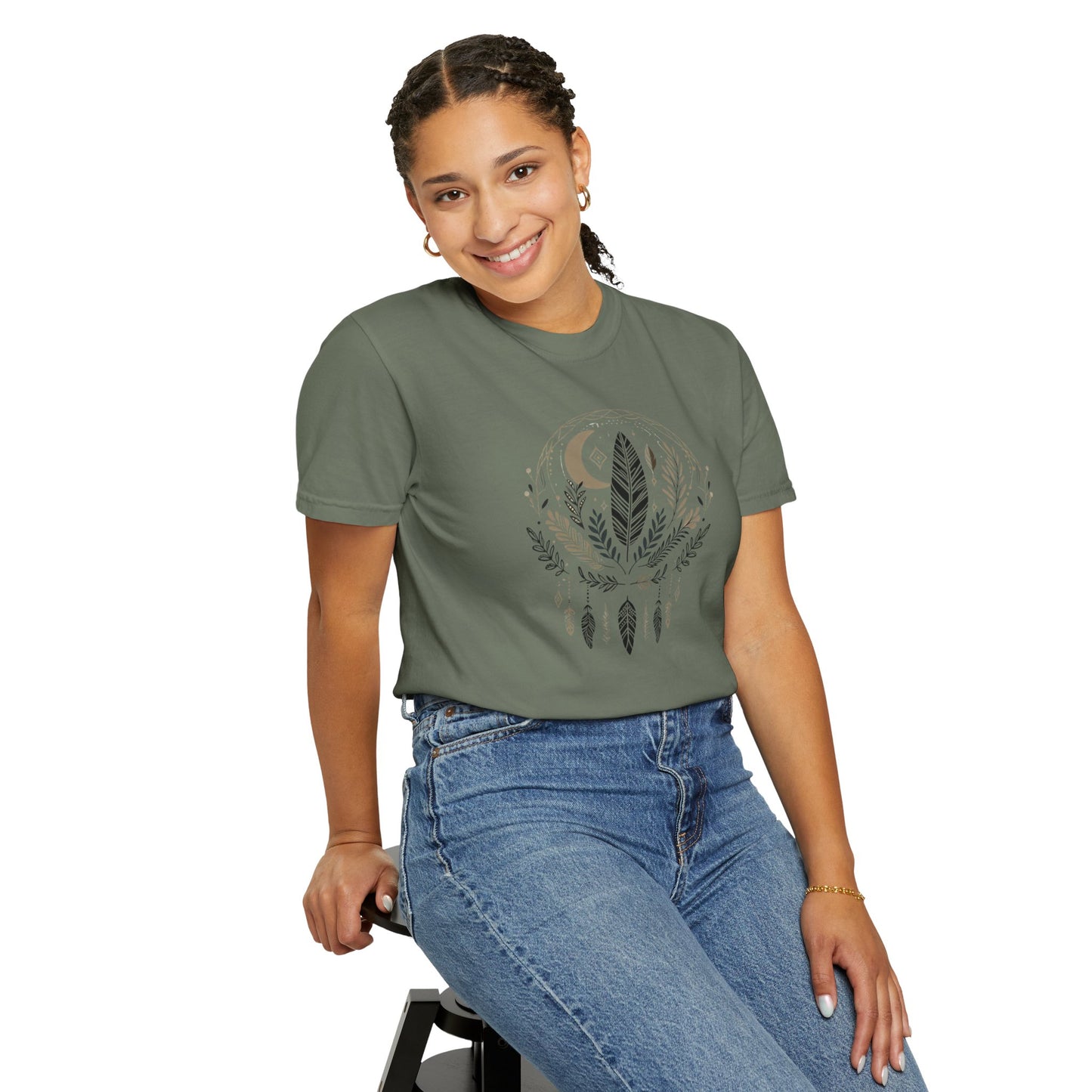Bohemian Dreamcatcher T-Shirt - Unisex Garment-Dyed Tee