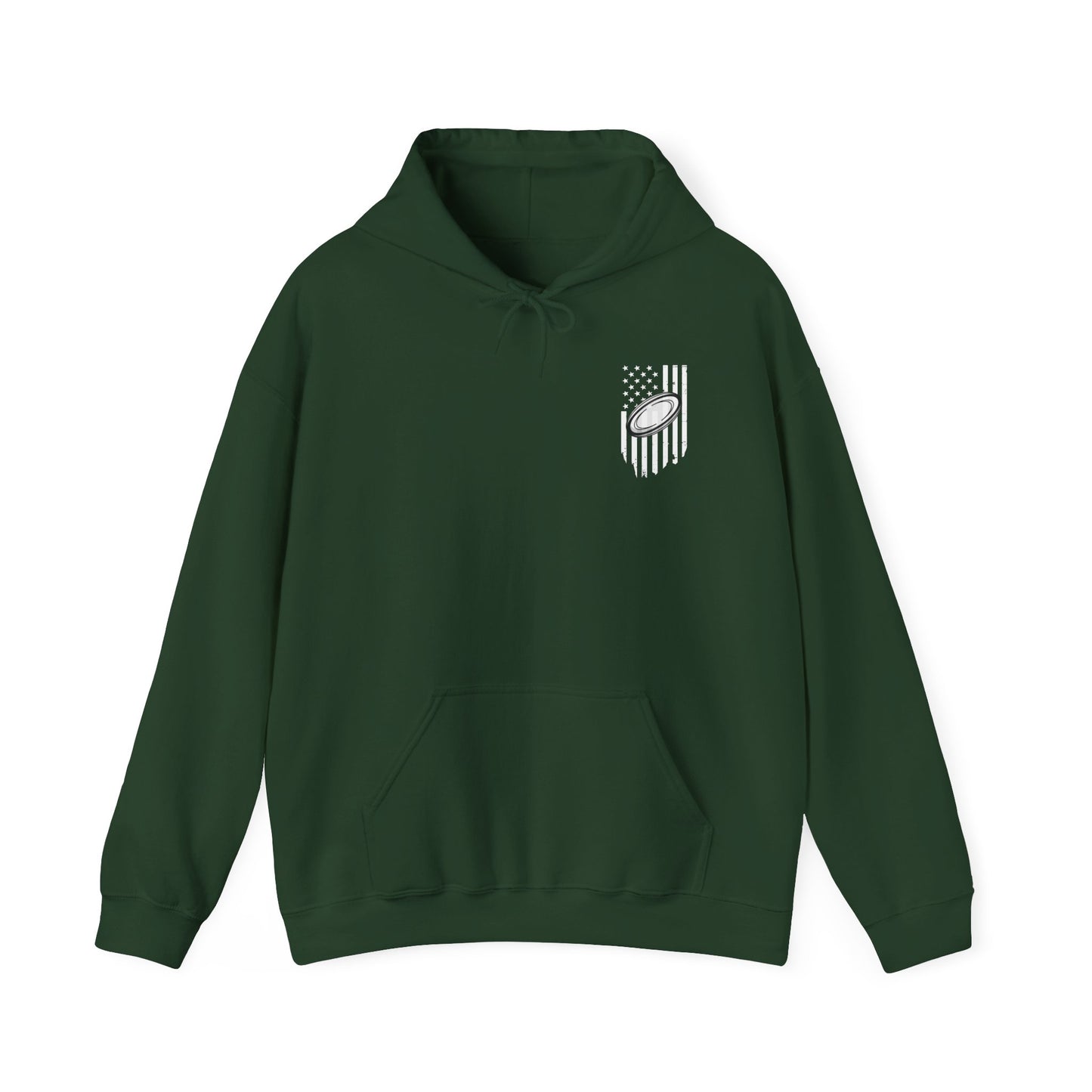 Rugby Mom Hoodie – Unisex Heavy Blend™ Sweatshirt with American Flag Design