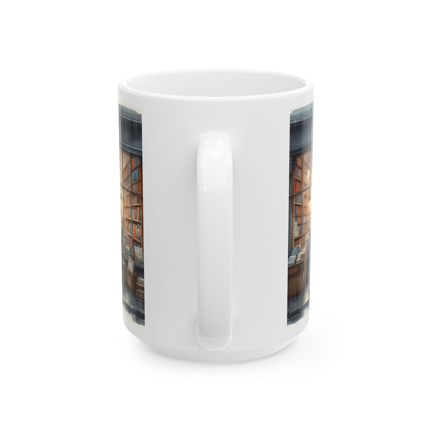 Cozy Reading Nook Ceramic Mug - 11oz & 15oz