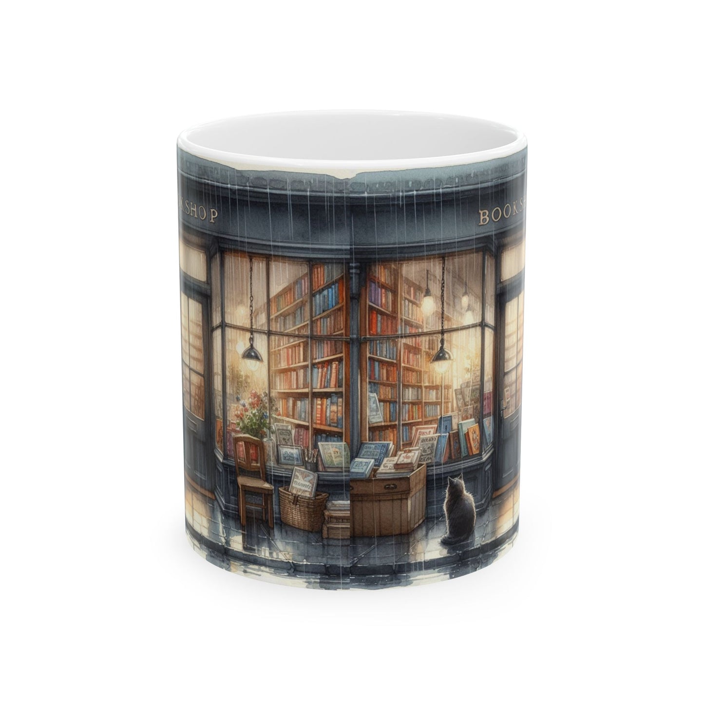 Cozy Reading Nook Ceramic Mug - 11oz & 15oz