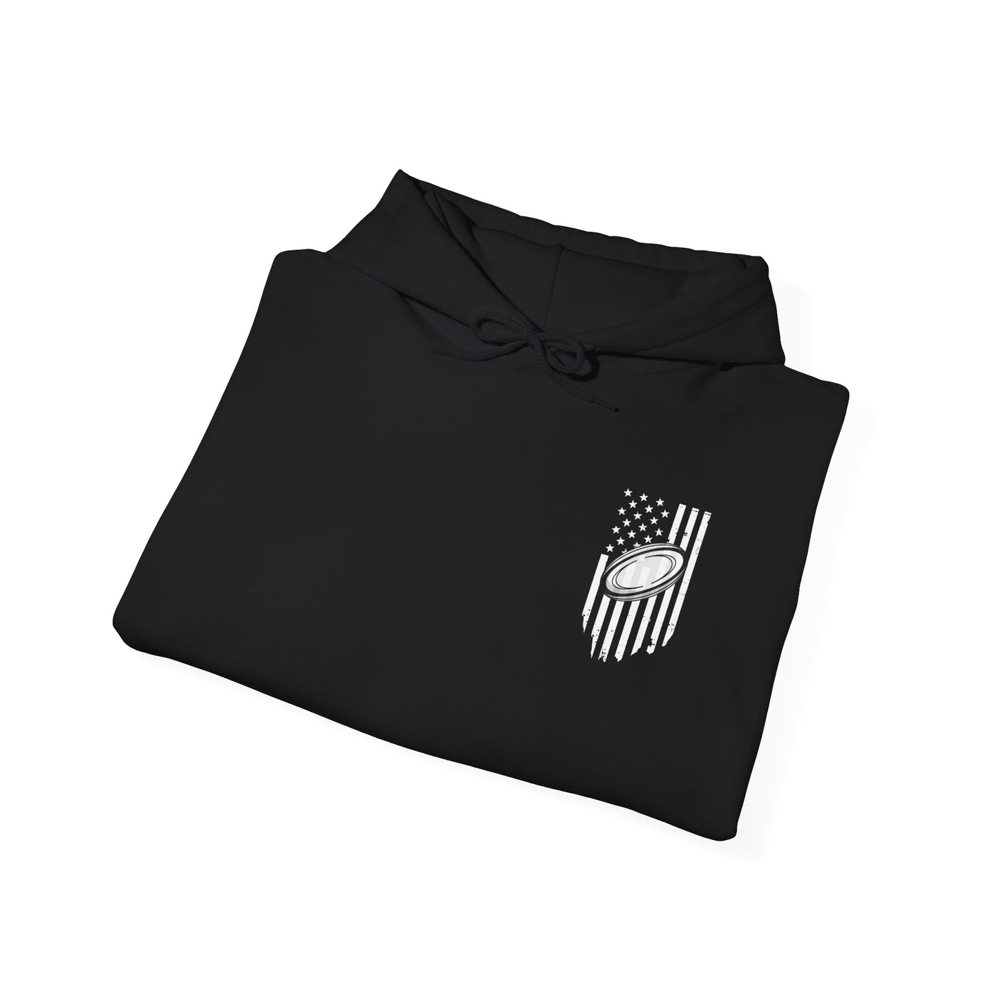 Rugby Mom Hoodie – Unisex Heavy Blend™ Sweatshirt with American Flag Design