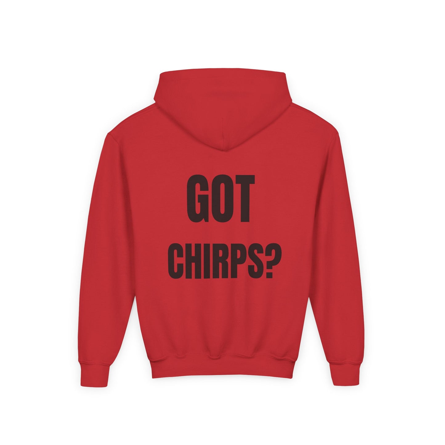 Youth Hockey Hooded Sweatshirt - "Got Chirps?" Fun and Comfy Casual Wear