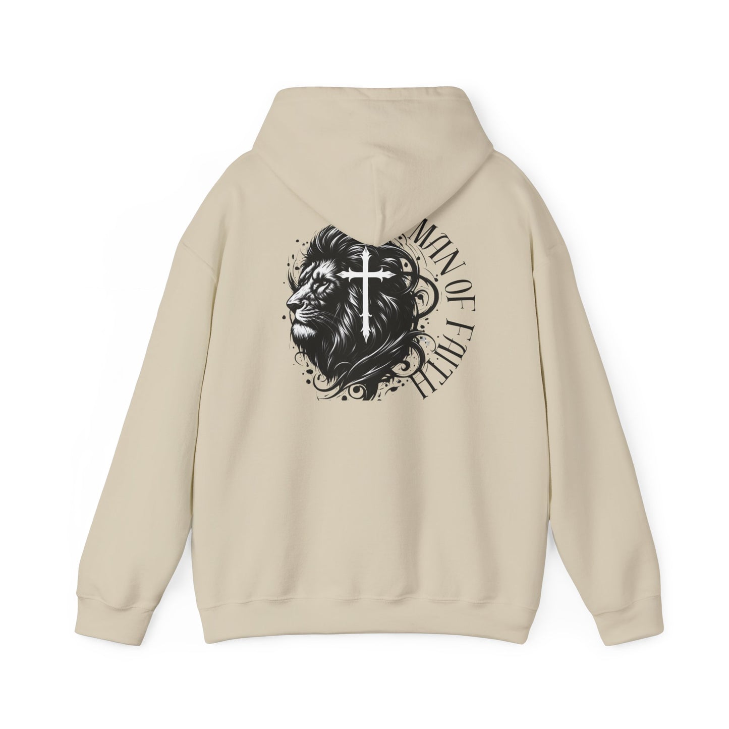 Faith-Inspired Man Of Faith Design Unisex Heavy Blend™ Hoodie