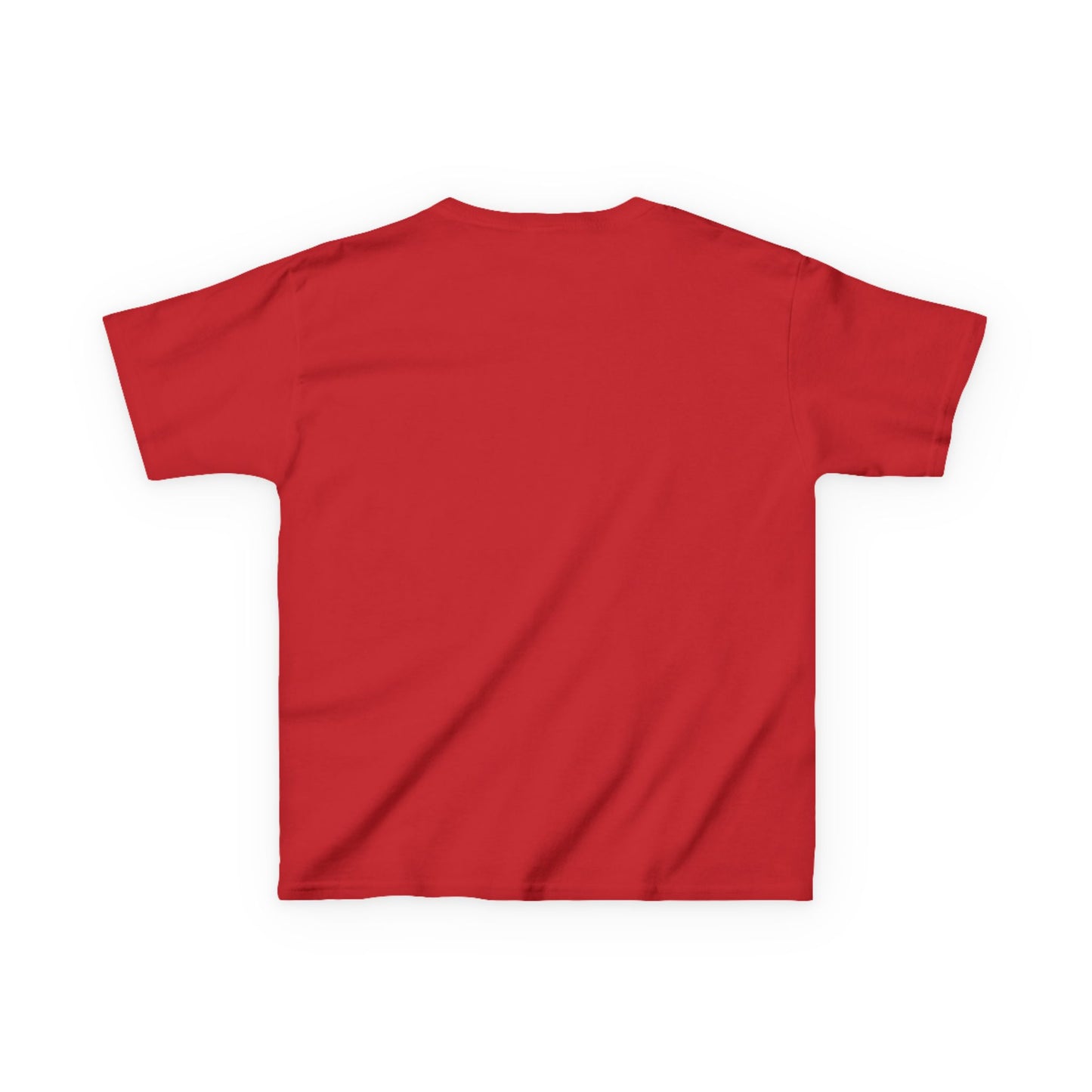 Kids Basketball Tee - "He Is Rizzin'" Heavy Cotton T-Shirt for Young Athletes