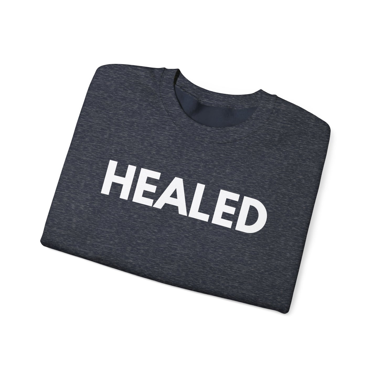 Healed Godly Unisex Heavy Blend™ Crewneck Sweatshirt - Perfect for Wellness and Self-Care