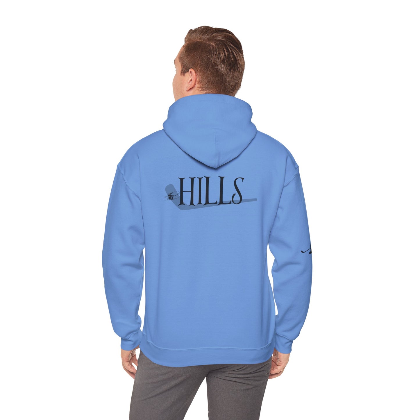 * Custom * Hockey Papa Hooded Sweatshirt - Unisex Heavy Blend