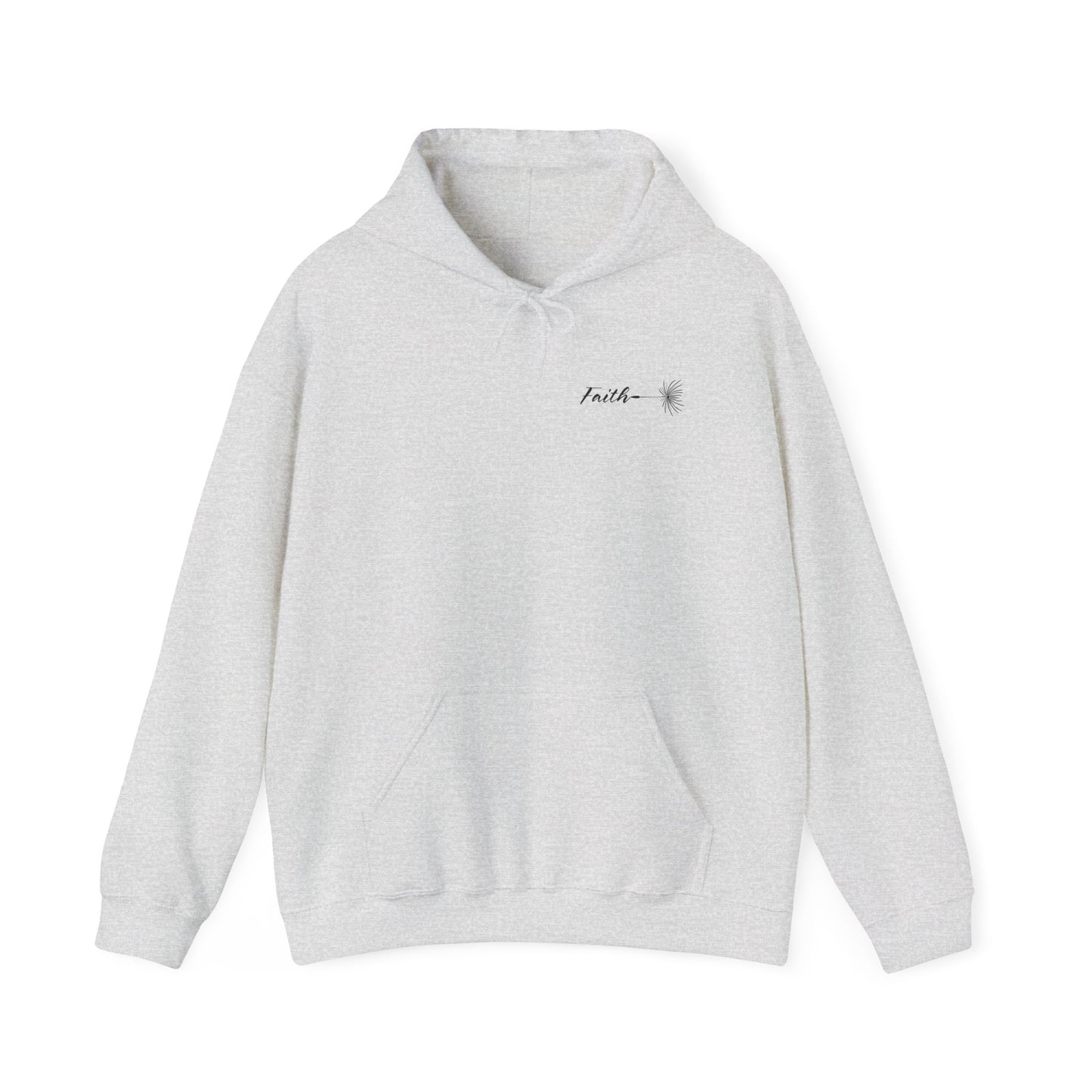 Faith Hope Love Unisex Hooded Sweatshirt - Cozy Inspirational Apparel