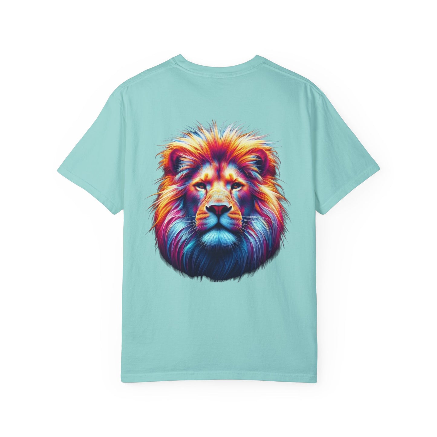 Vibrant Lion & Cross Unisex T-Shirt - Faith-Inspired Tees for Everyday Wear