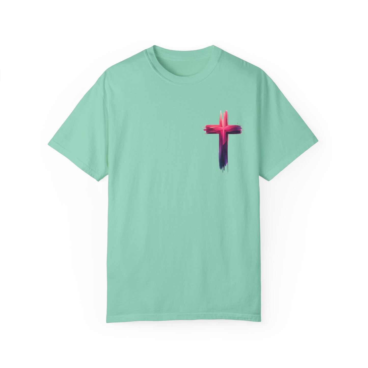Vibrant Lion & Cross Unisex T-Shirt - Faith-Inspired Tees for Everyday Wear