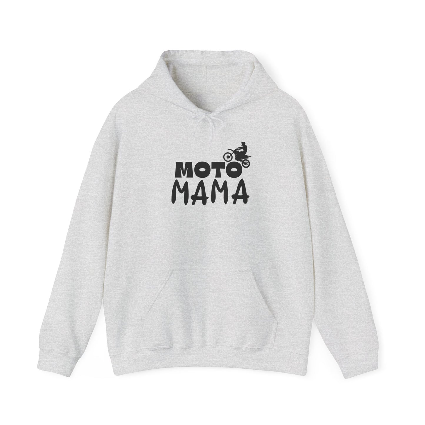 Moto Mama Hoodie | Unisex Heavy Blend Sweatshirt | Perfect for Motorcycle Enthusiasts