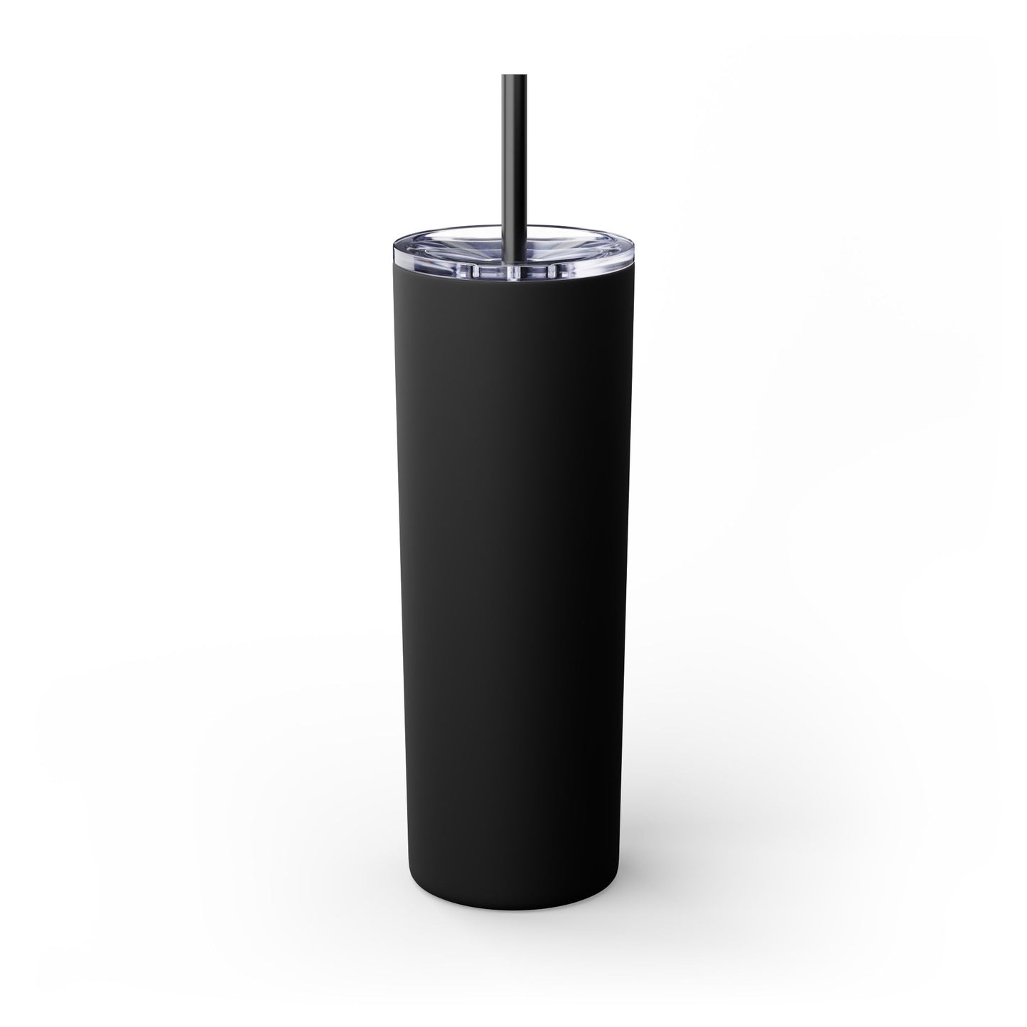 Wrestling-Themed 20oz Skinny Tumbler with Straw - Perfect for Sports Lovers