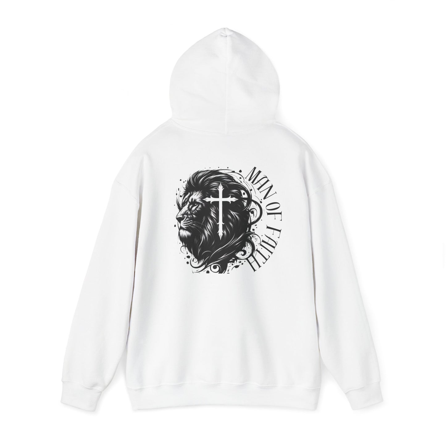 Faith-Inspired Man Of Faith Design Unisex Heavy Blend™ Hoodie