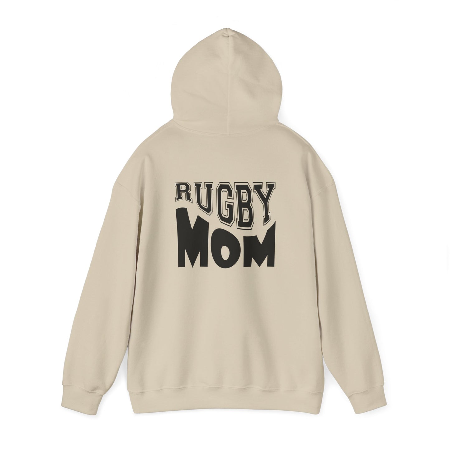 **CUSTOM**** Rugby Mom Unisex Heavy Blend Hooded Sweatshirt - Cozy and Stylish