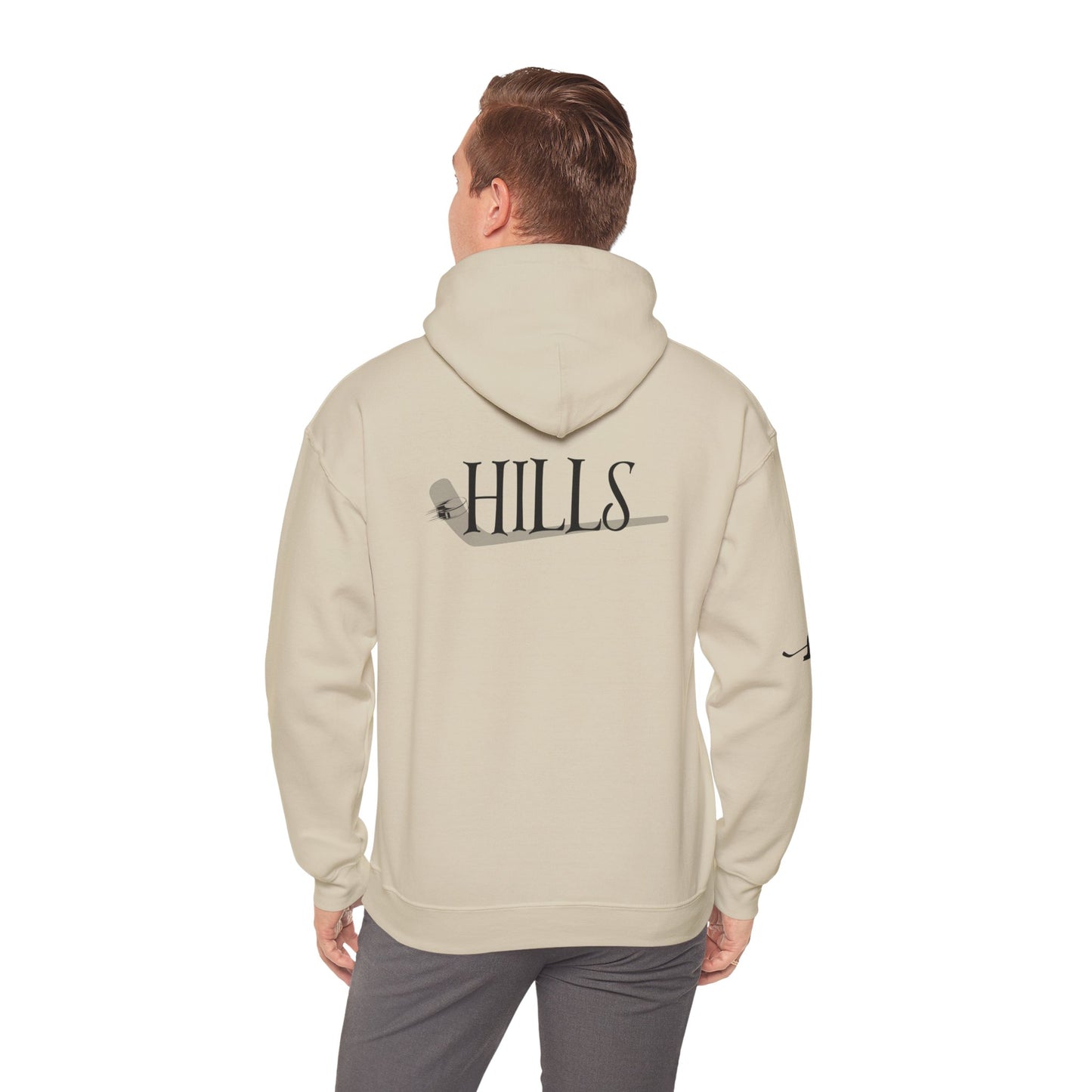 * Custom * Hockey Papa Hooded Sweatshirt - Unisex Heavy Blend