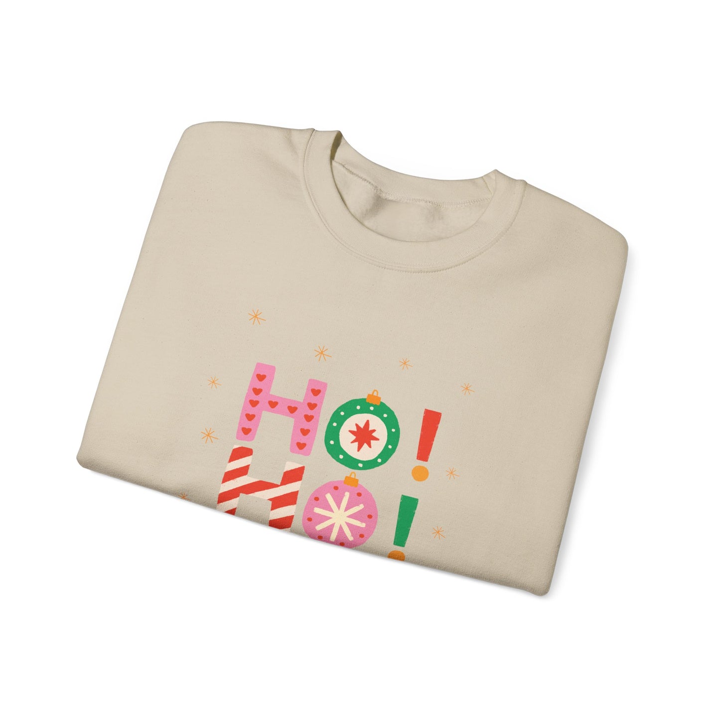 Festive 'Ho Ho Ho!' Unisex Heavy Blend™ Crewneck Sweatshirt