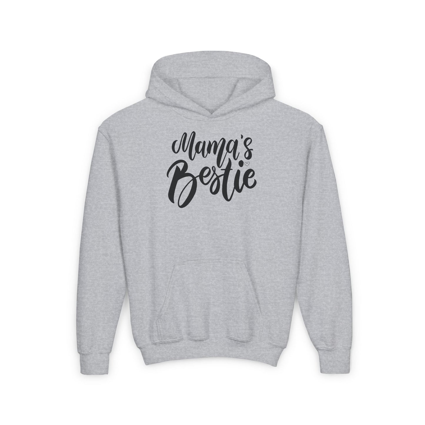 Youth Hoodie - "Mama's Bestie" Design - Cozy Gift for Kids