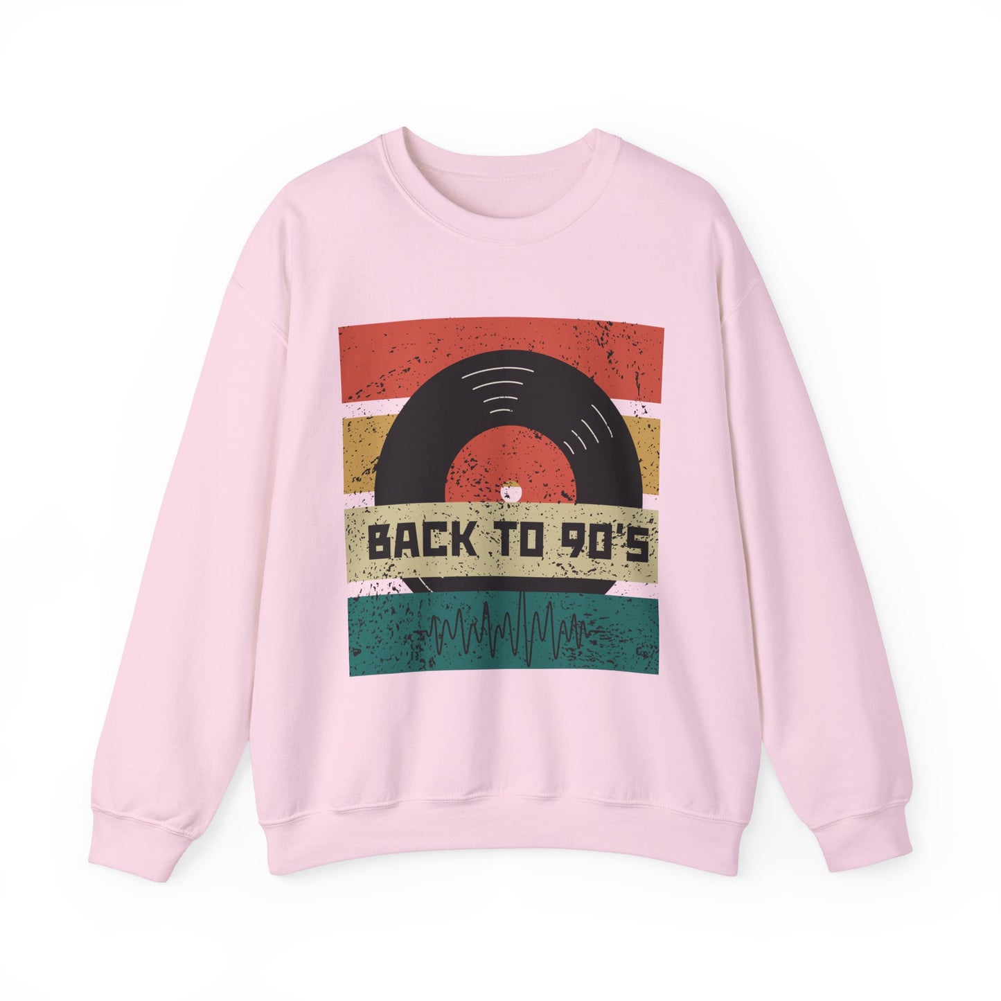 Back to 90's Unisex Heavy Blend™ Crewneck Sweatshirt - Retro Music Vibe