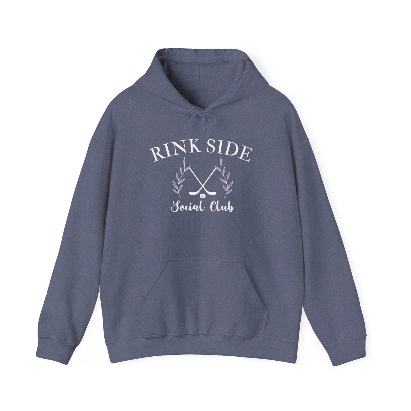 Rink Side Social Club Hoodie - Stylish Unisex Heavy Blend Sweatshirt for Hockey Lovers