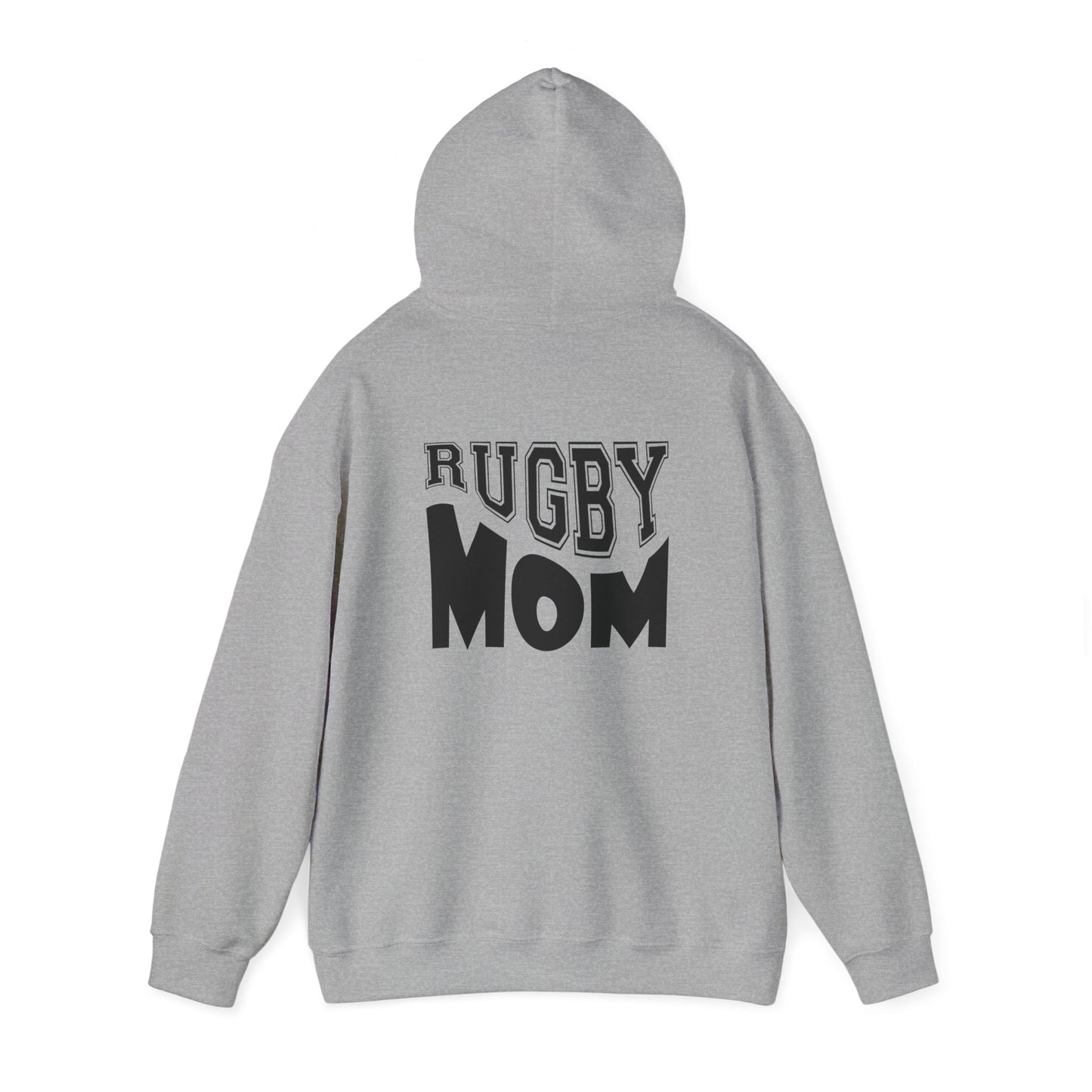 **CUSTOM**** Rugby Mom Unisex Heavy Blend Hooded Sweatshirt - Cozy and Stylish