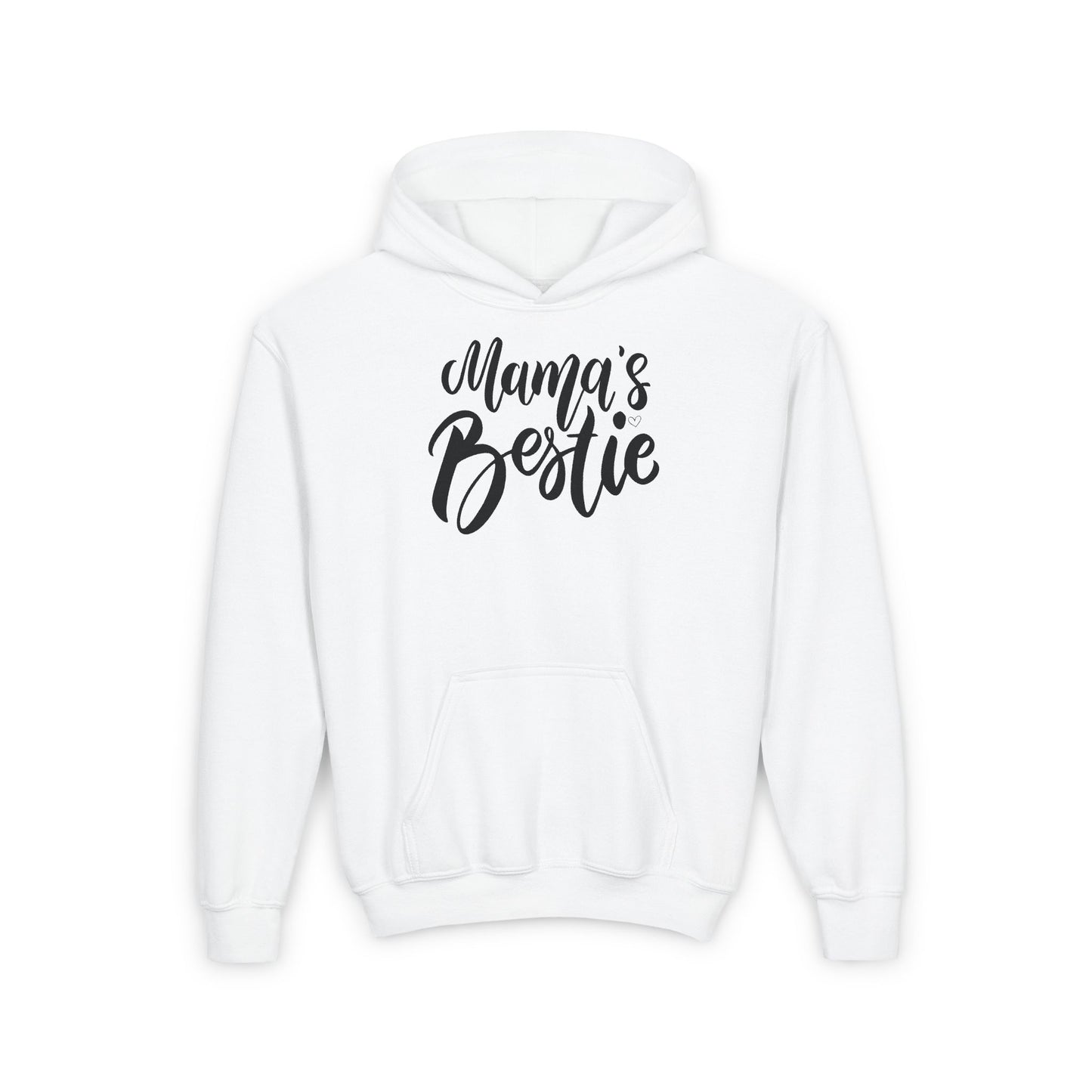 Youth Hoodie - "Mama's Bestie" Design - Cozy Gift for Kids