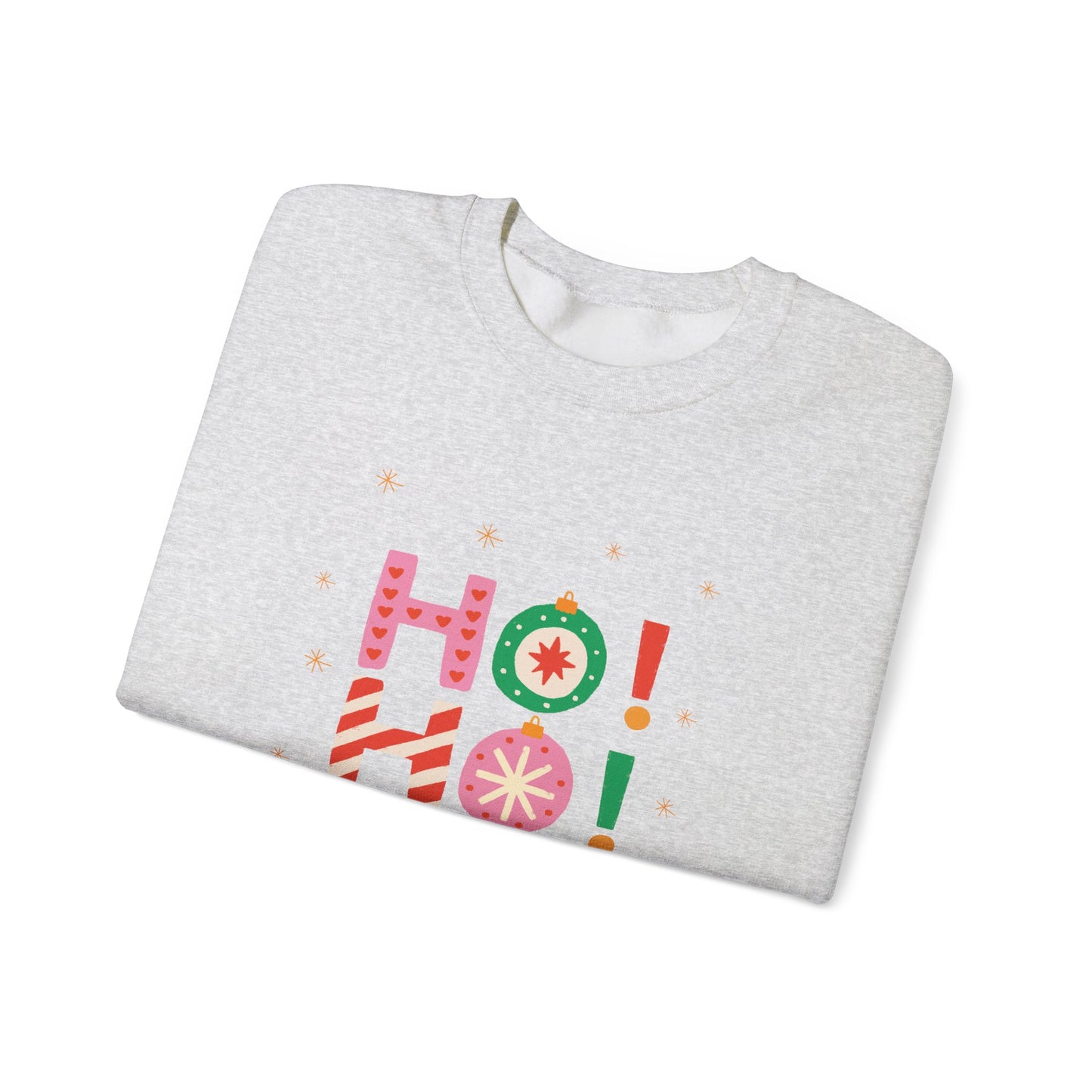 Festive 'Ho Ho Ho!' Unisex Heavy Blend™ Crewneck Sweatshirt