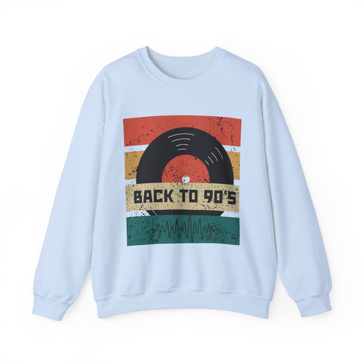 Back to 90's Unisex Heavy Blend™ Crewneck Sweatshirt - Retro Music Vibe